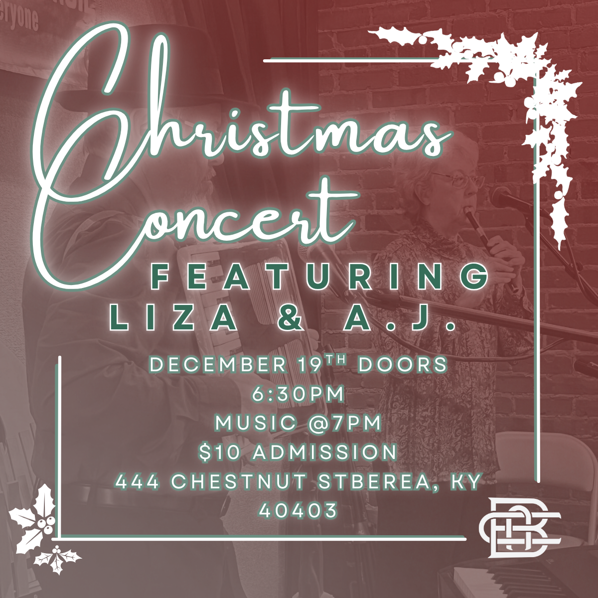 Christmas Concert with Liza & A.J. at the BAC