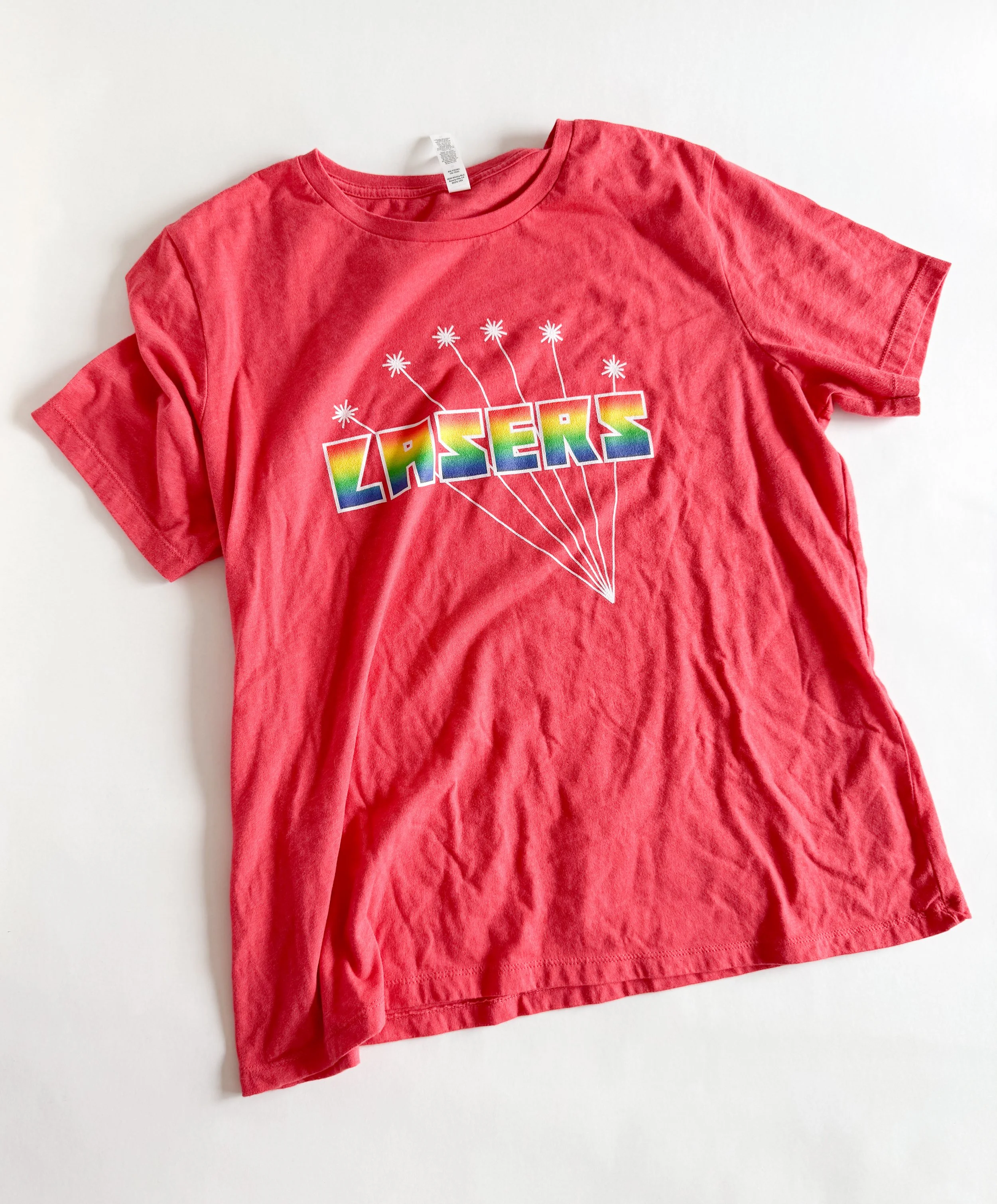LASERS – Rainbow Supercontinuum – Fitted t-shirt