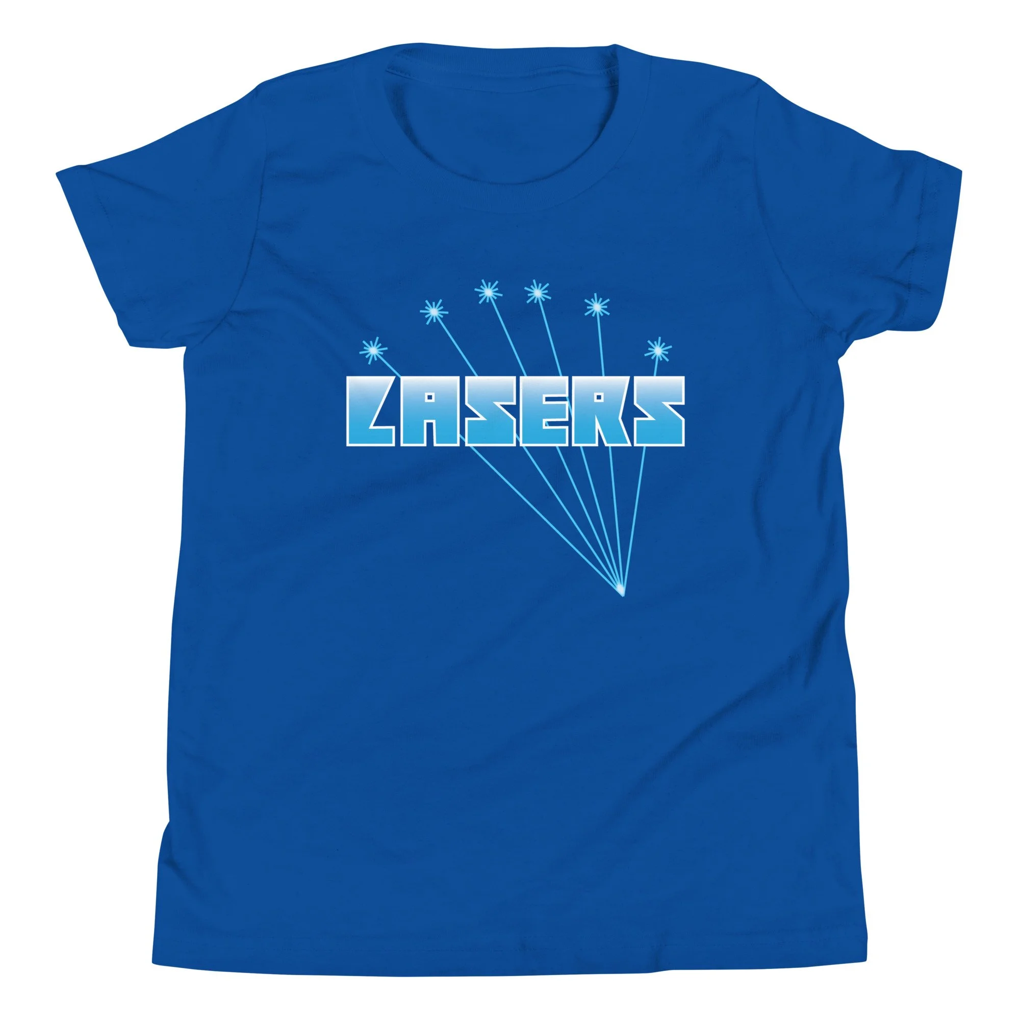 LASERS - Argon Blue - Youth Short Sleeve T-Shirt