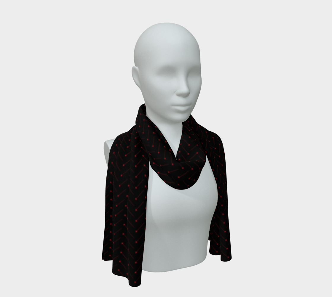 Laser symbols scarf