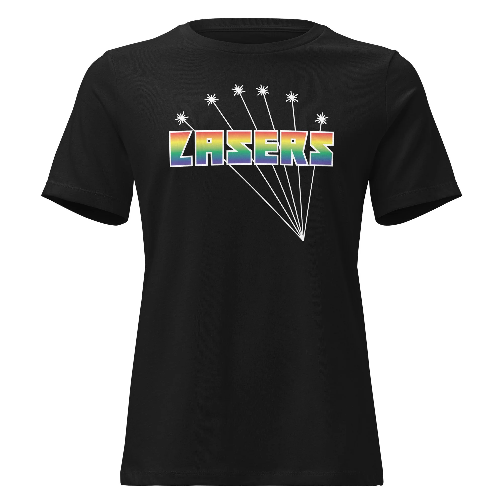LASERS – Rainbow Supercontinuum – Fitted t-shirt