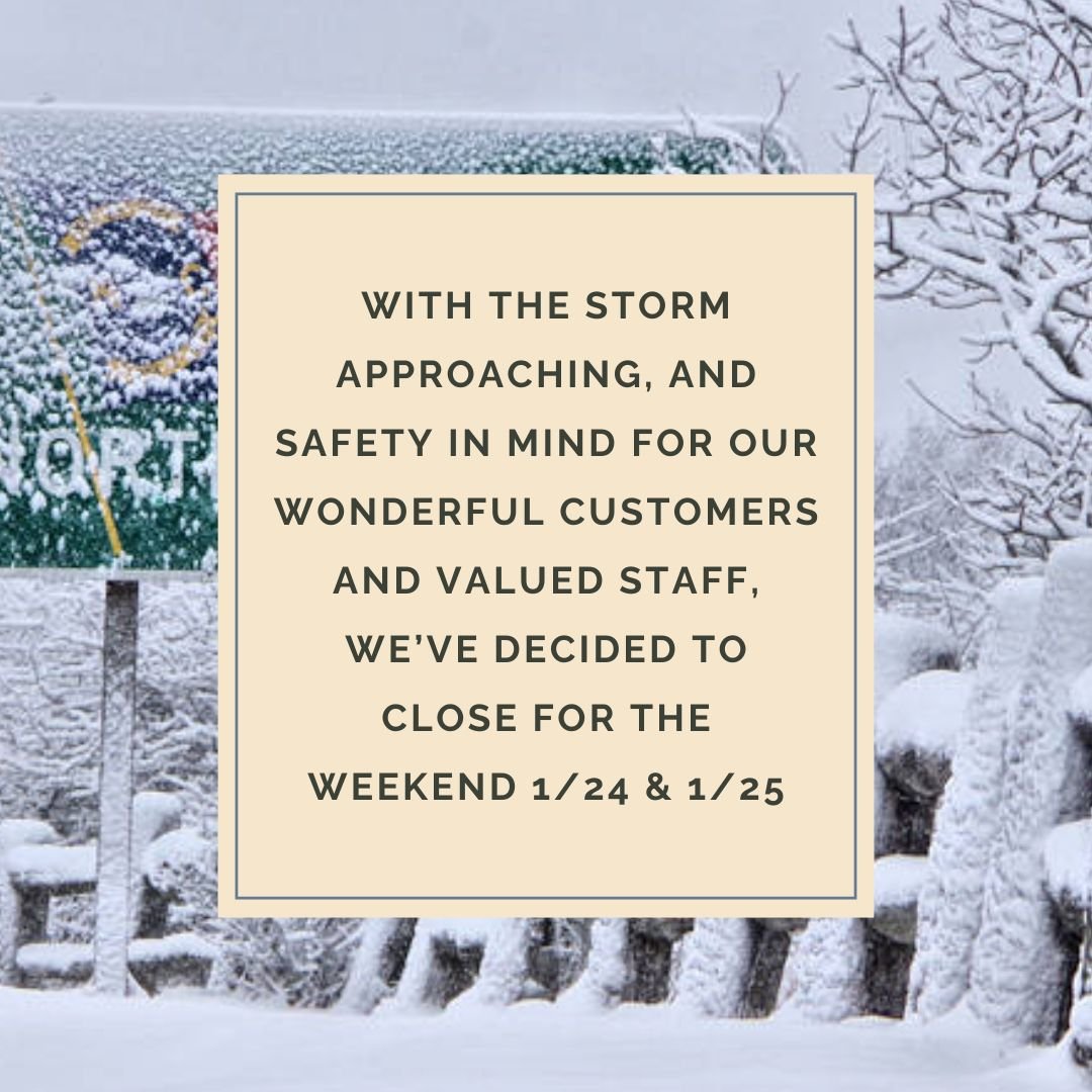 With the impending storm we have decided to close this weekend.  Stay home and enjoy your favorite SSV wine!
