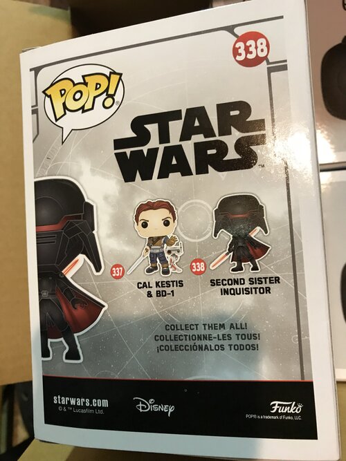 SECOND SISTER INQUISITOR JEDI FALLEN ORDER Funko POP