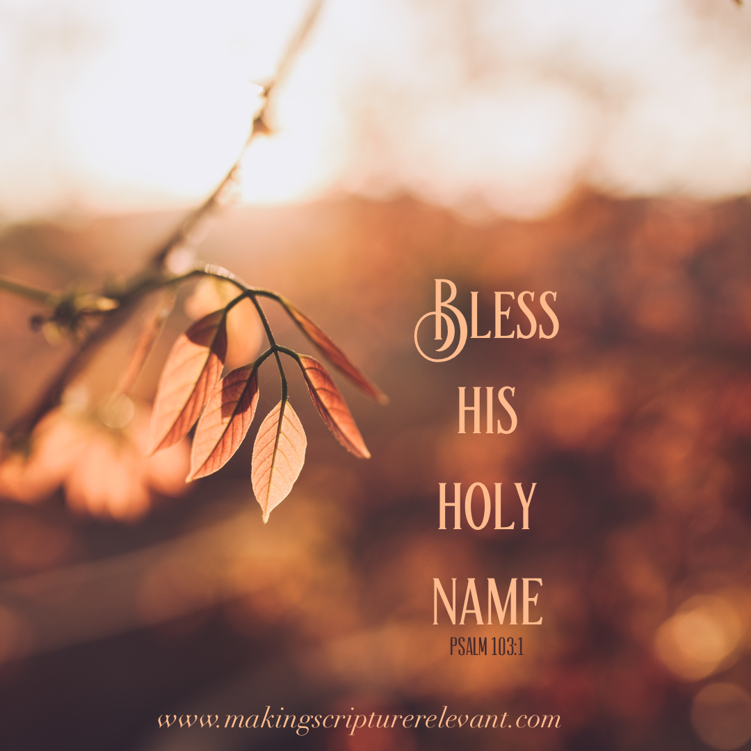 Bless His Holy Name