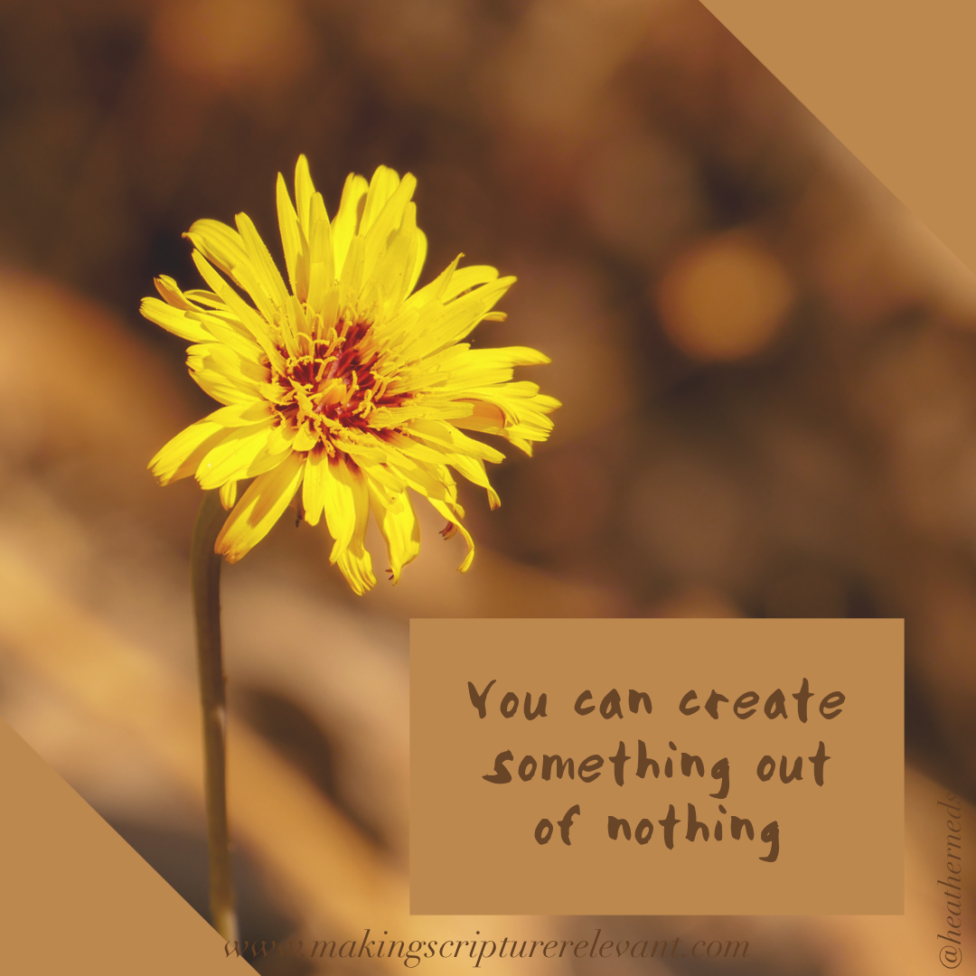 Something Out Of Nothing