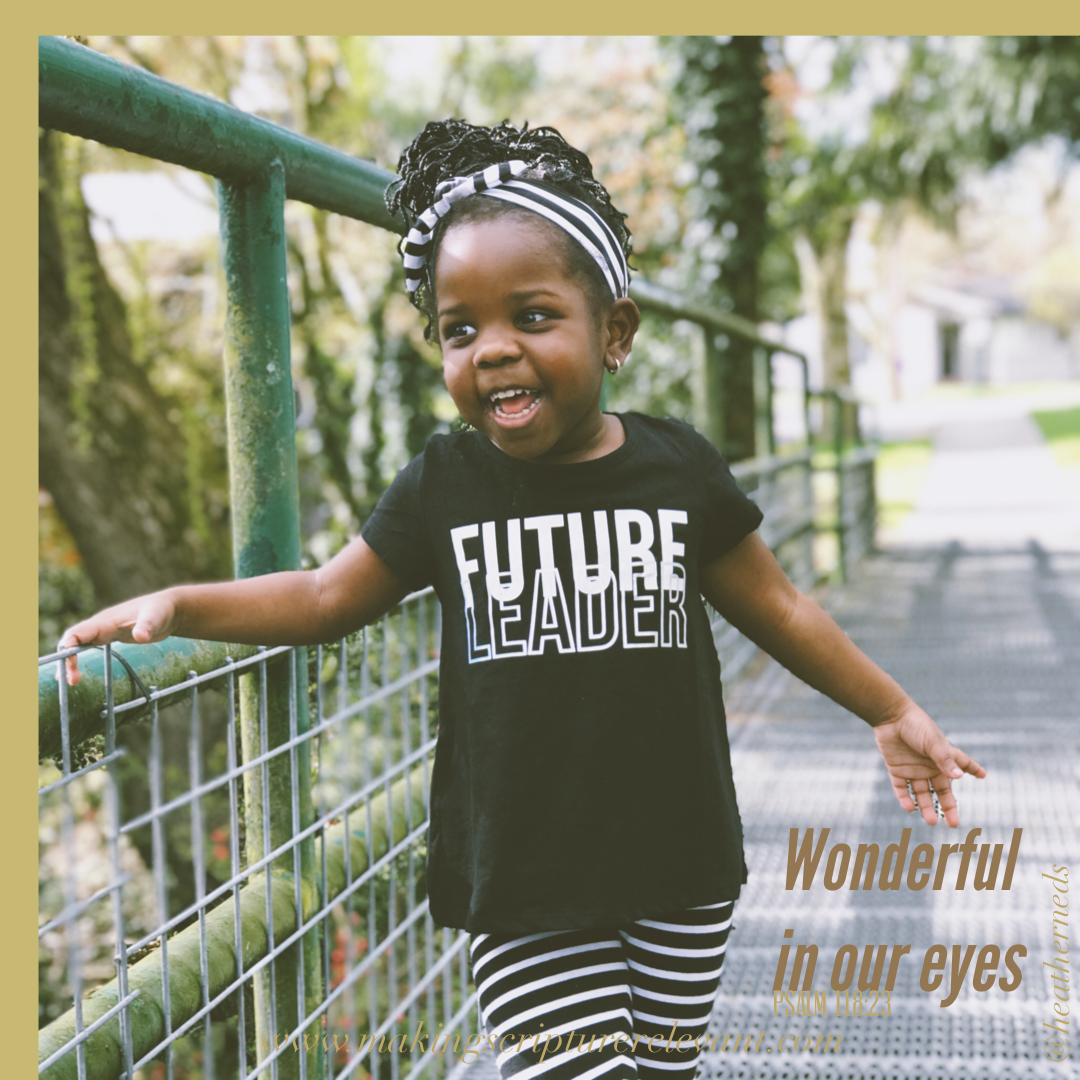 Wonderful in our Eyes