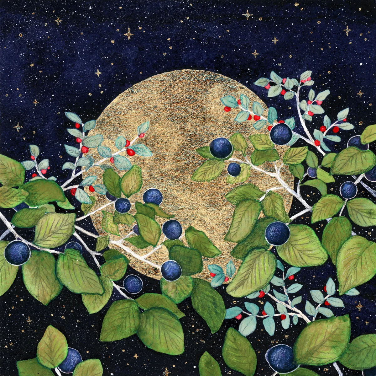 Berries Ripe on the Mountain Moon