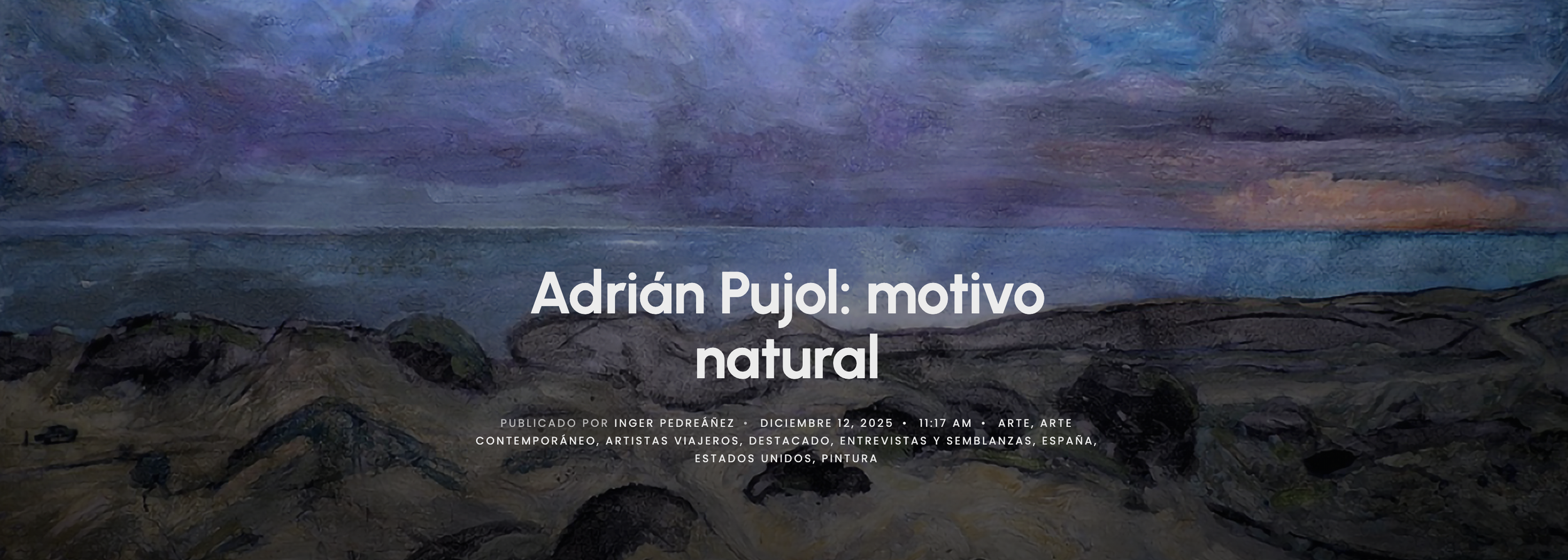 Adrián Pujol: motivo natural