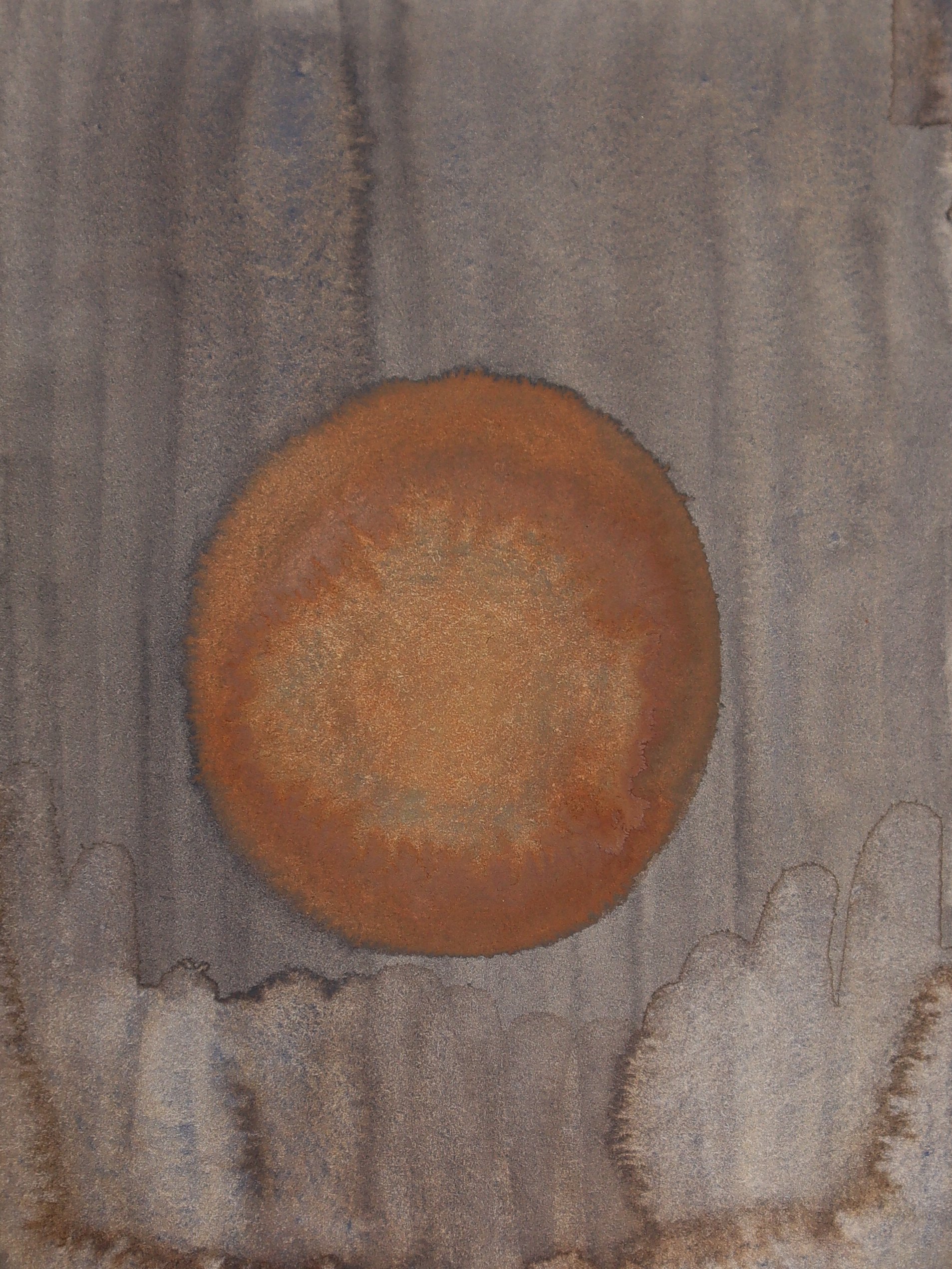 Celestial Aura 20 (Scuppernong River - Columbia, NC), 2026, 11x14", Natural Acrylik on Canvas