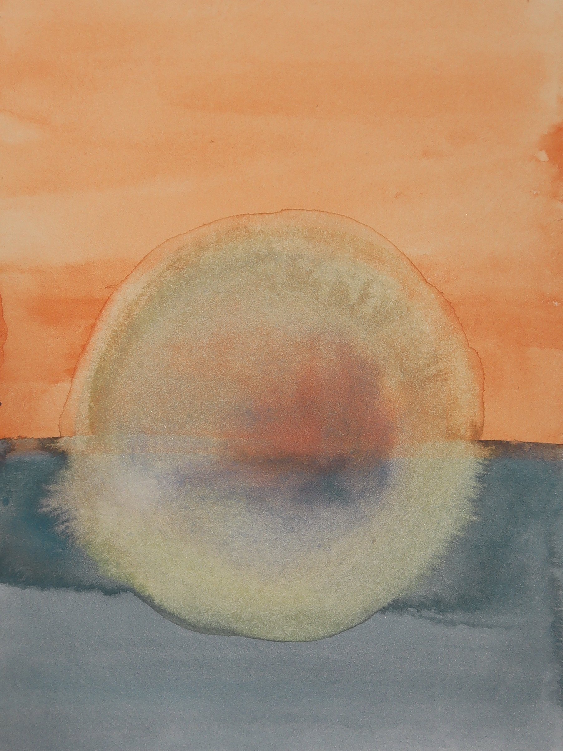 Celestial Aura 19 (Scuppernong River - Columbia, NC), 2026, 11x14", Natural Acrylik on Canvas