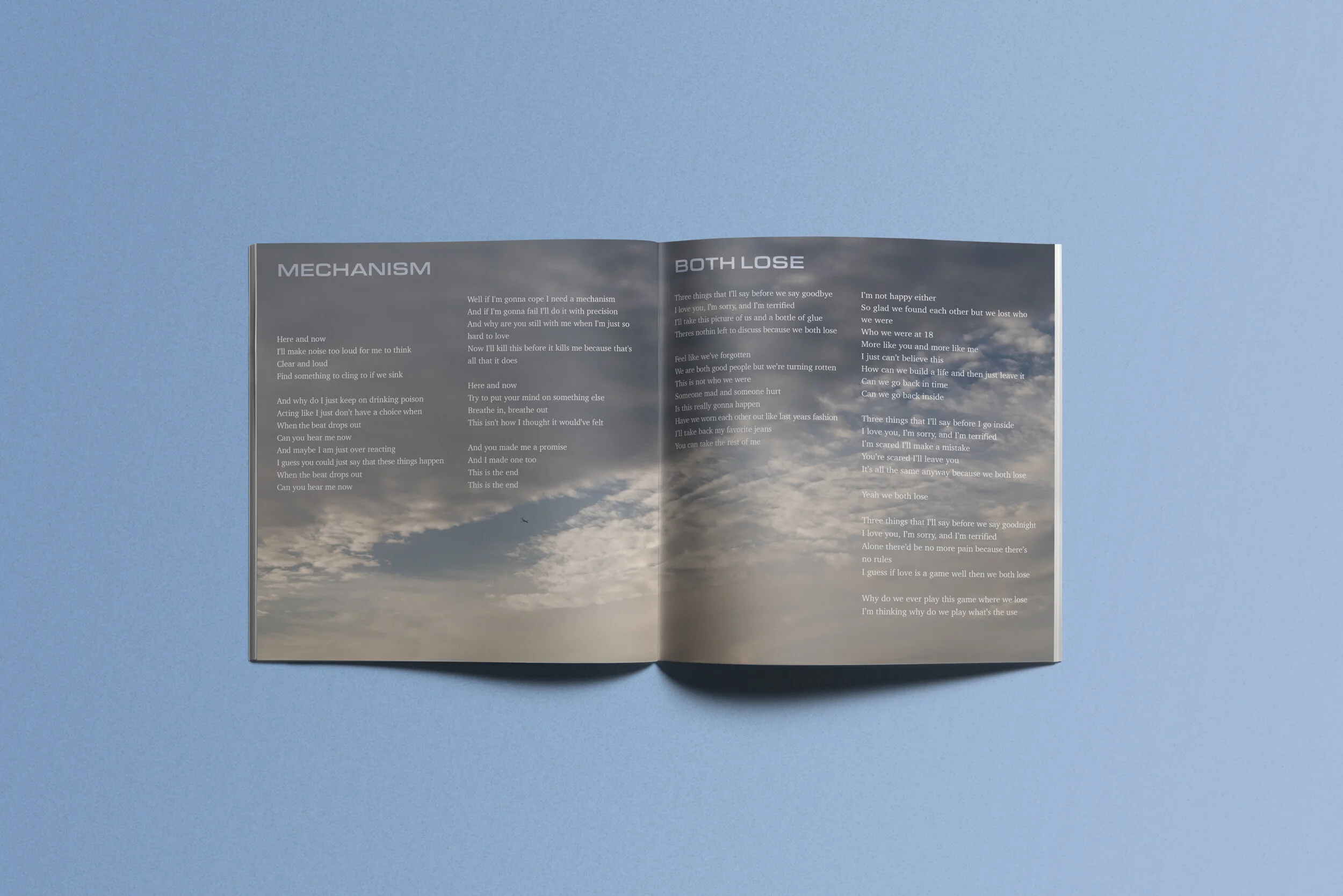 CD Package and Lyric Book — Brady Evans