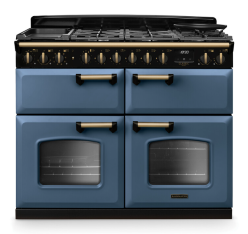 rangemaster classic range cooker stone blue