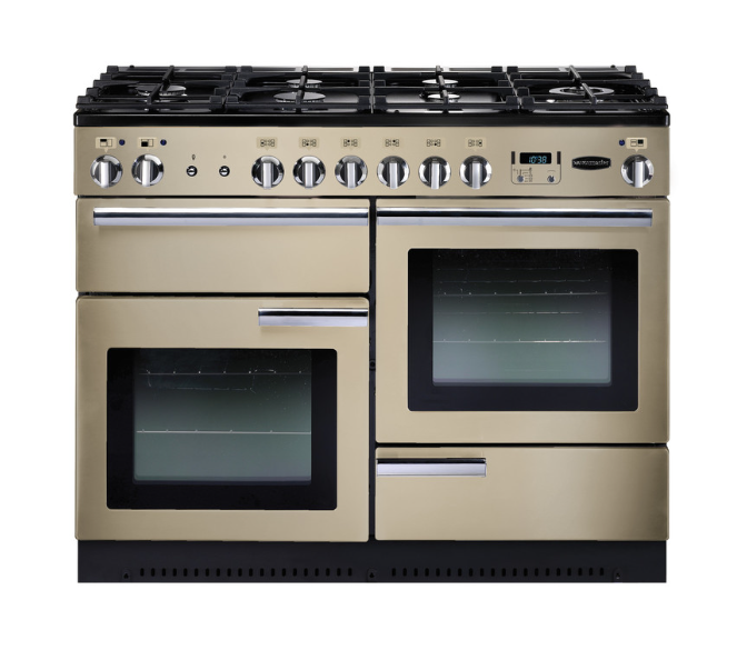 rangemaster professional+ range cooker in cream