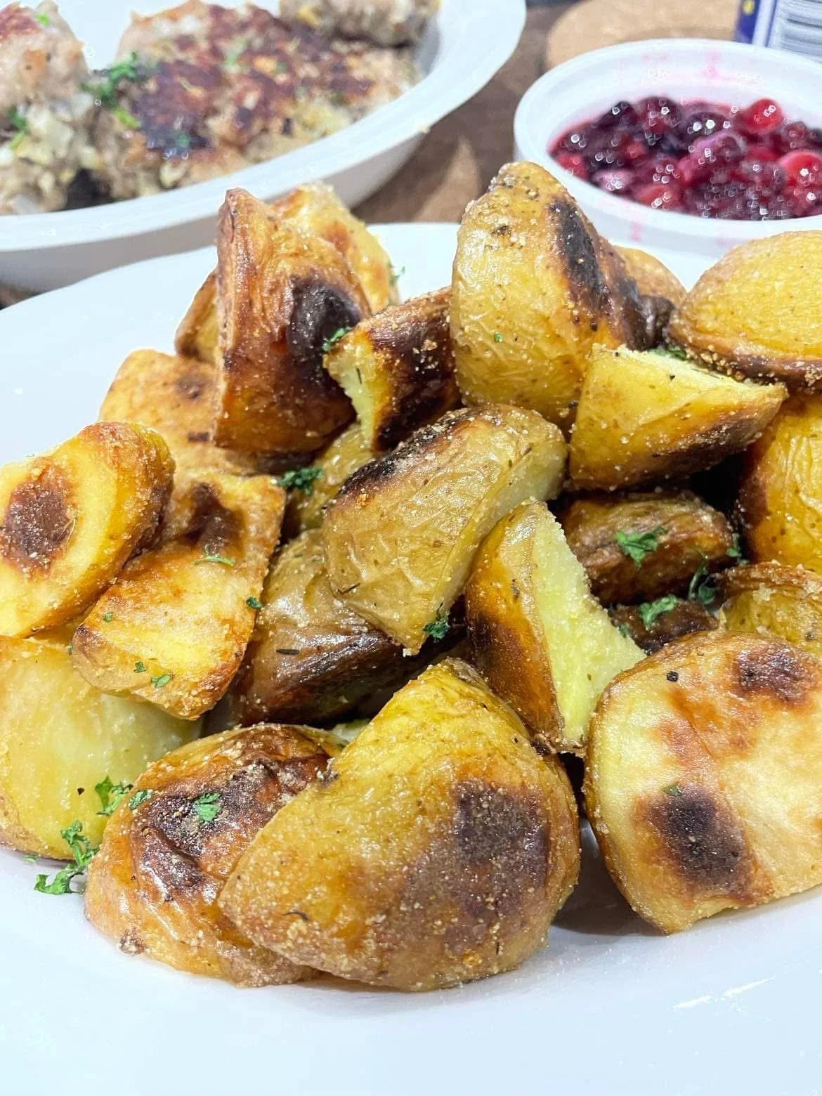 christmas aga roast potatoes