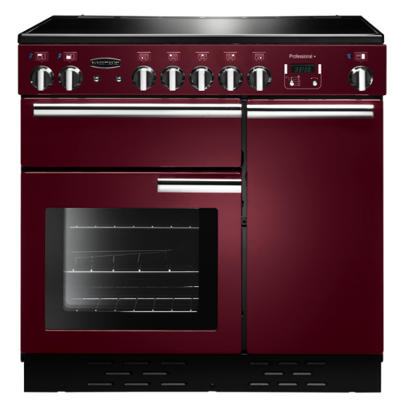 rangemaster professional+ range cooker cranberry