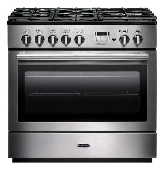 rangemaster professional fx range cooker in stainless steel
