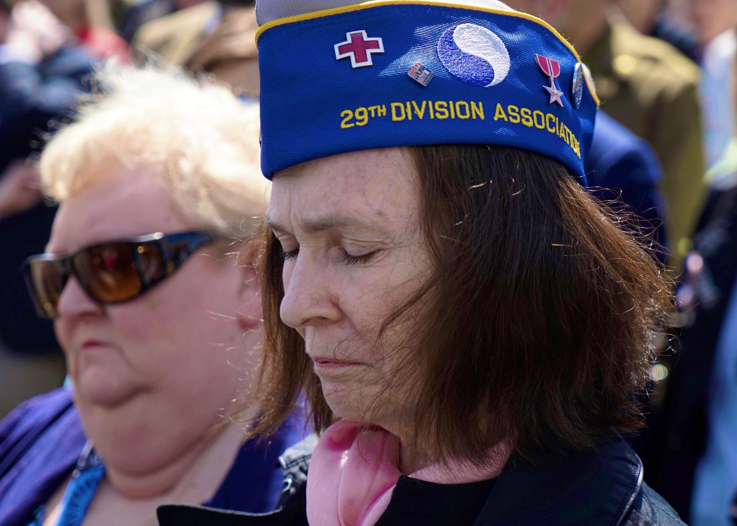  Jody Sherr Dulude, daughter of D-Day veteran Melvin Sherr. Since their father’s death, Jody and her sister Fran have been heavily involved in the 29th Division Veterans’ Association.  
