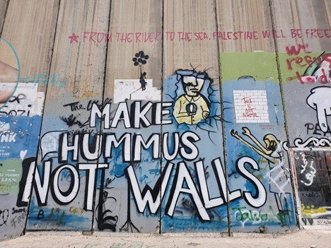 Make hummus not walls.