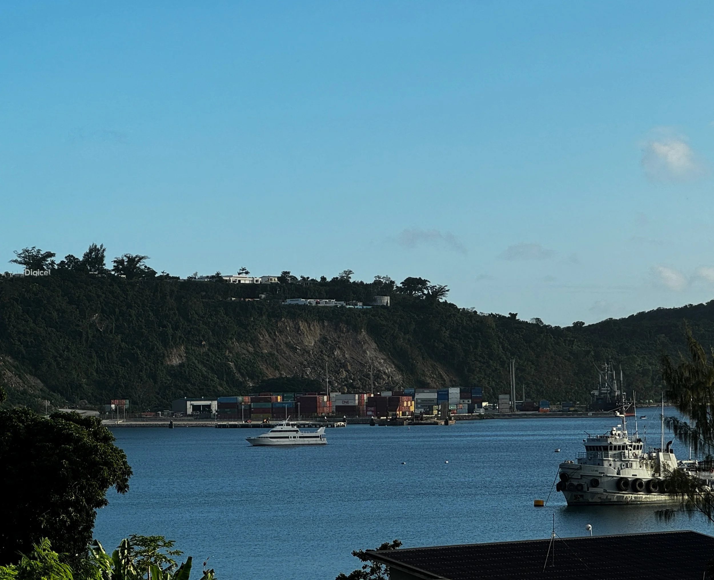   Photo 8 : The December 2024 earthquake triggered a major landslide blocking the road to the city’s shipping terminal and cruise ship dock, forcing an eight-month hiatus on tourist visits via boat. 