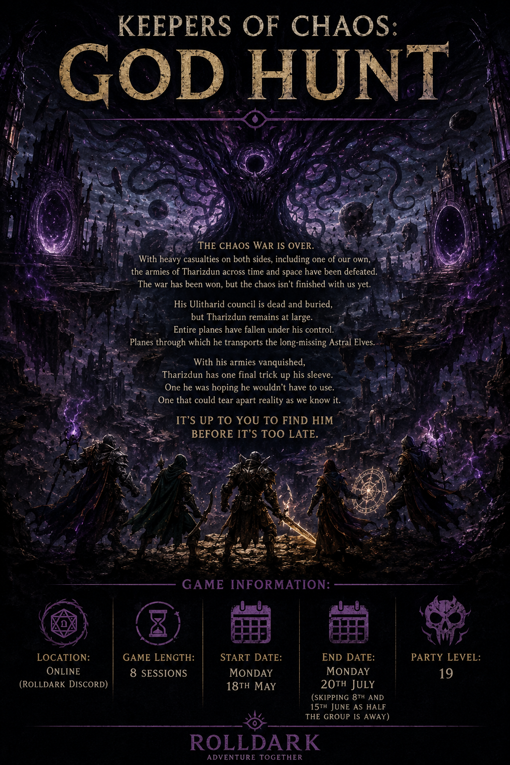 Keepers of Chaos: God Hunt