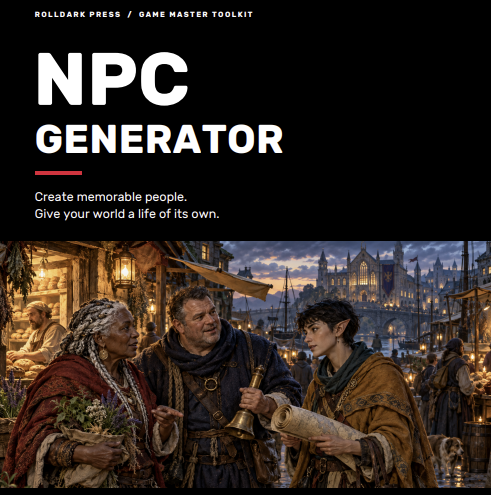 NPC Generator - Create Instant NPCs with Depth & Purpose