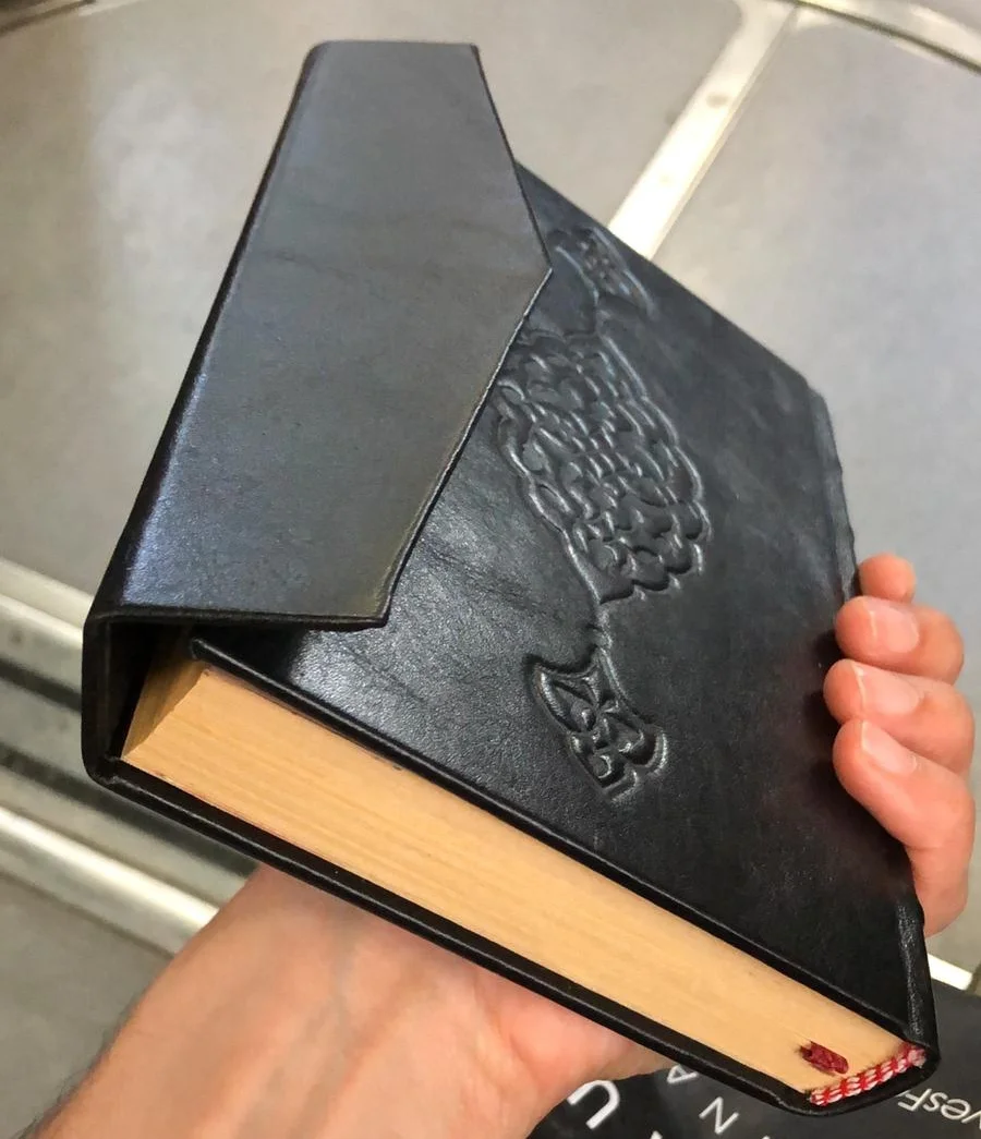 Hindustani Script - 13-line - Traditional Tanned Leather Handbound Quran