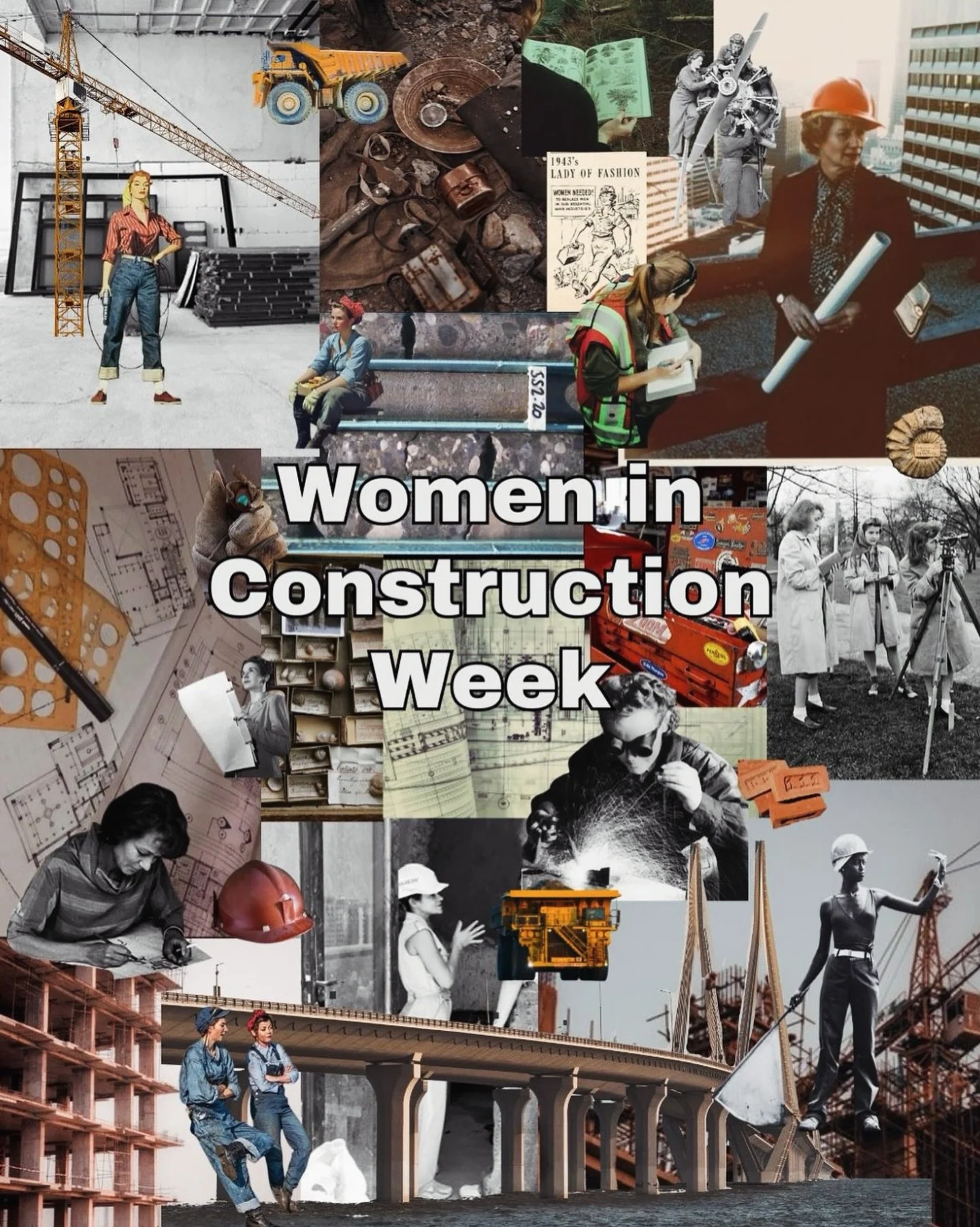 Happy WOMEN IN CONSTRUCTION WEEK 🥳 #WICW Celebrating strength, skill, and resilience&mdash;a reminder that hard hats come in all sizes &amp; that women are building the future. 

While progress has been made, men still dominate 90% of the constructi