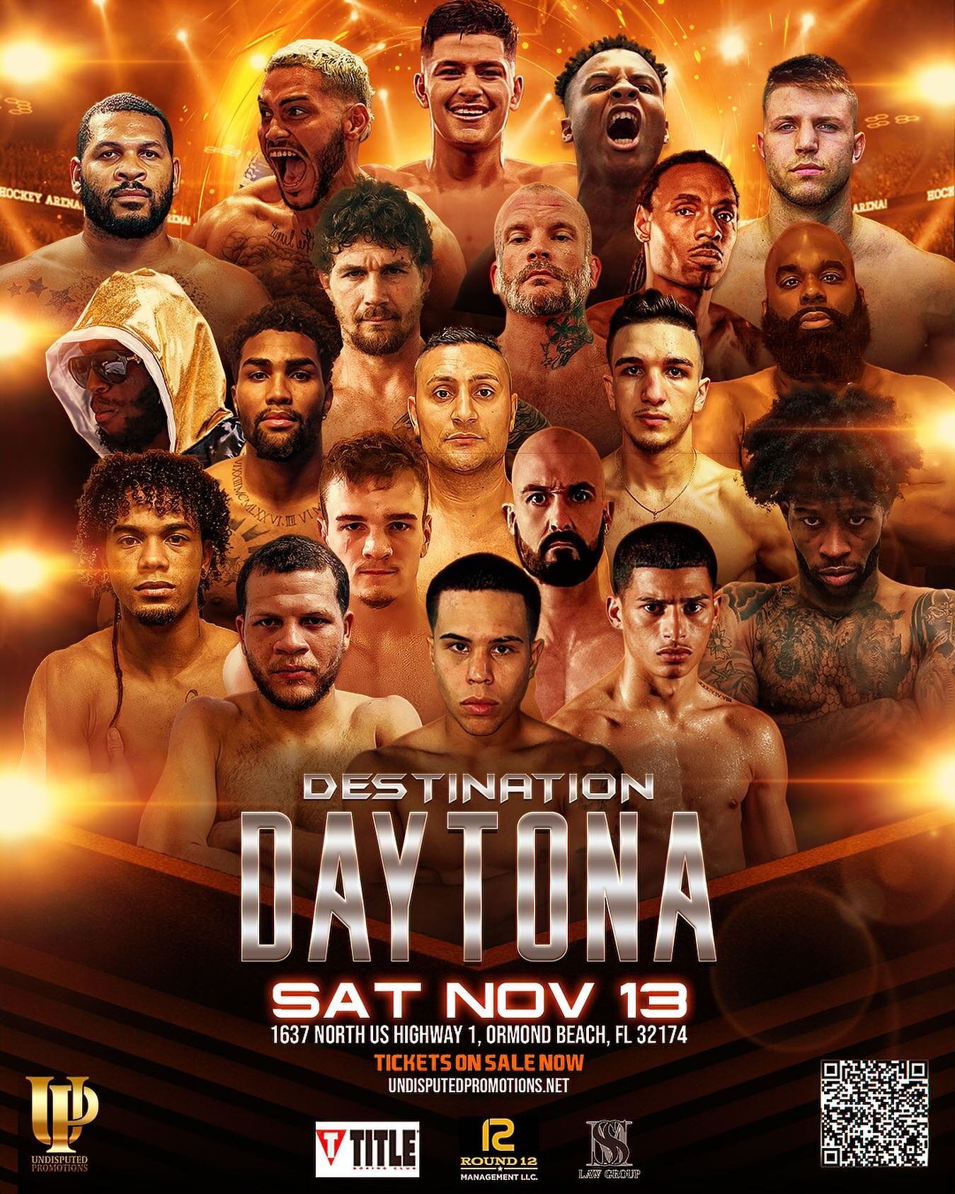 THE COUNTDOWN IS ON!!! WE ARE JUST DAYS AWAY BEFORE UNDISPUTED PROMOTIONS HITS DAYTONA BEACH!!!! 
💥
WE HAVE A STACKED FIGHT CARD, FULL OF FIGHTERS THAT HAVE BEEN WORKING LIKE NEVER BEFORE TO PUT ON A PREFORMANCE THE FIGHT FANS WONT EVER FORGET‼️‼️ 
