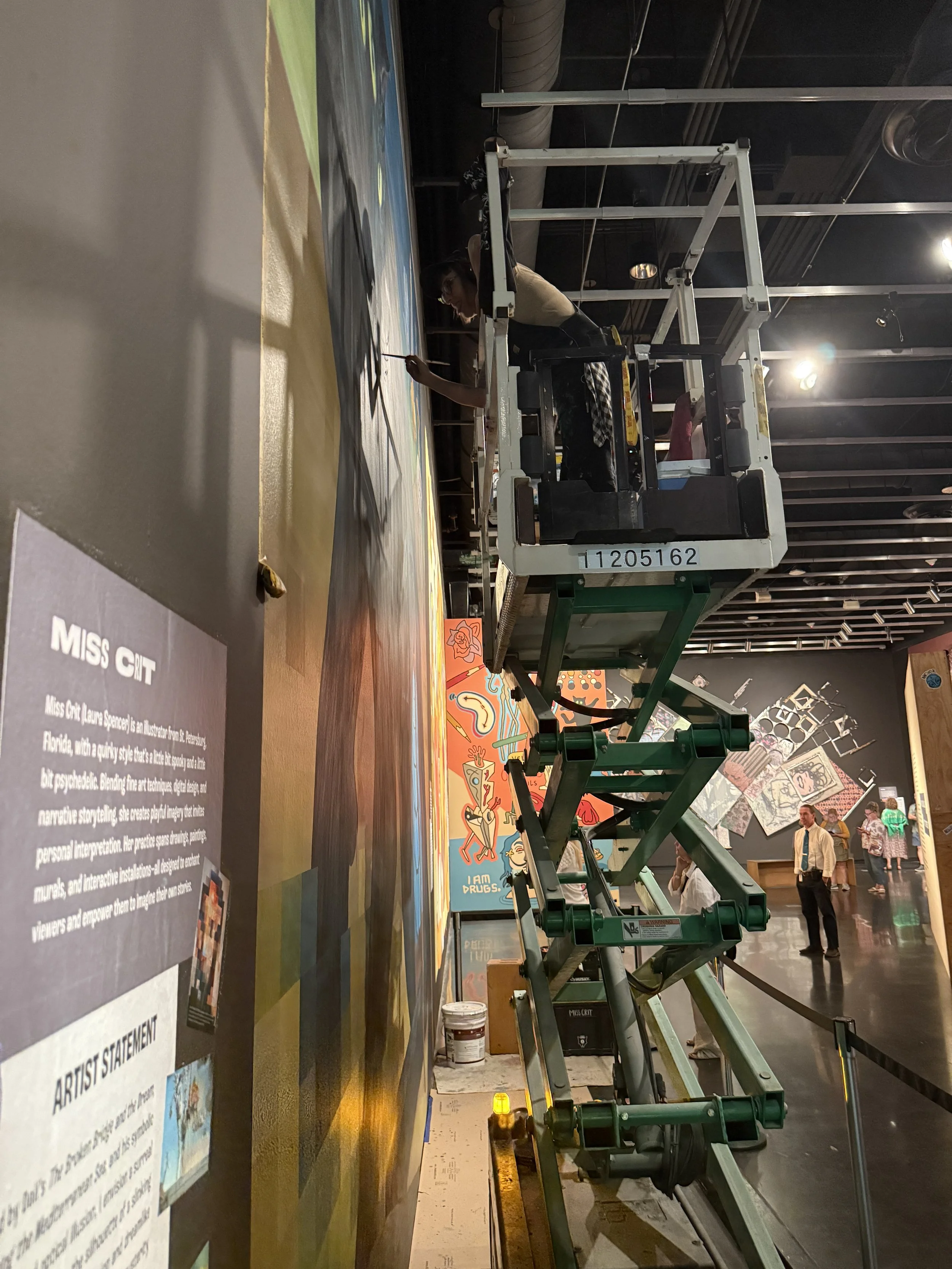Artist at Work: Miss Crit at The Dali Museum