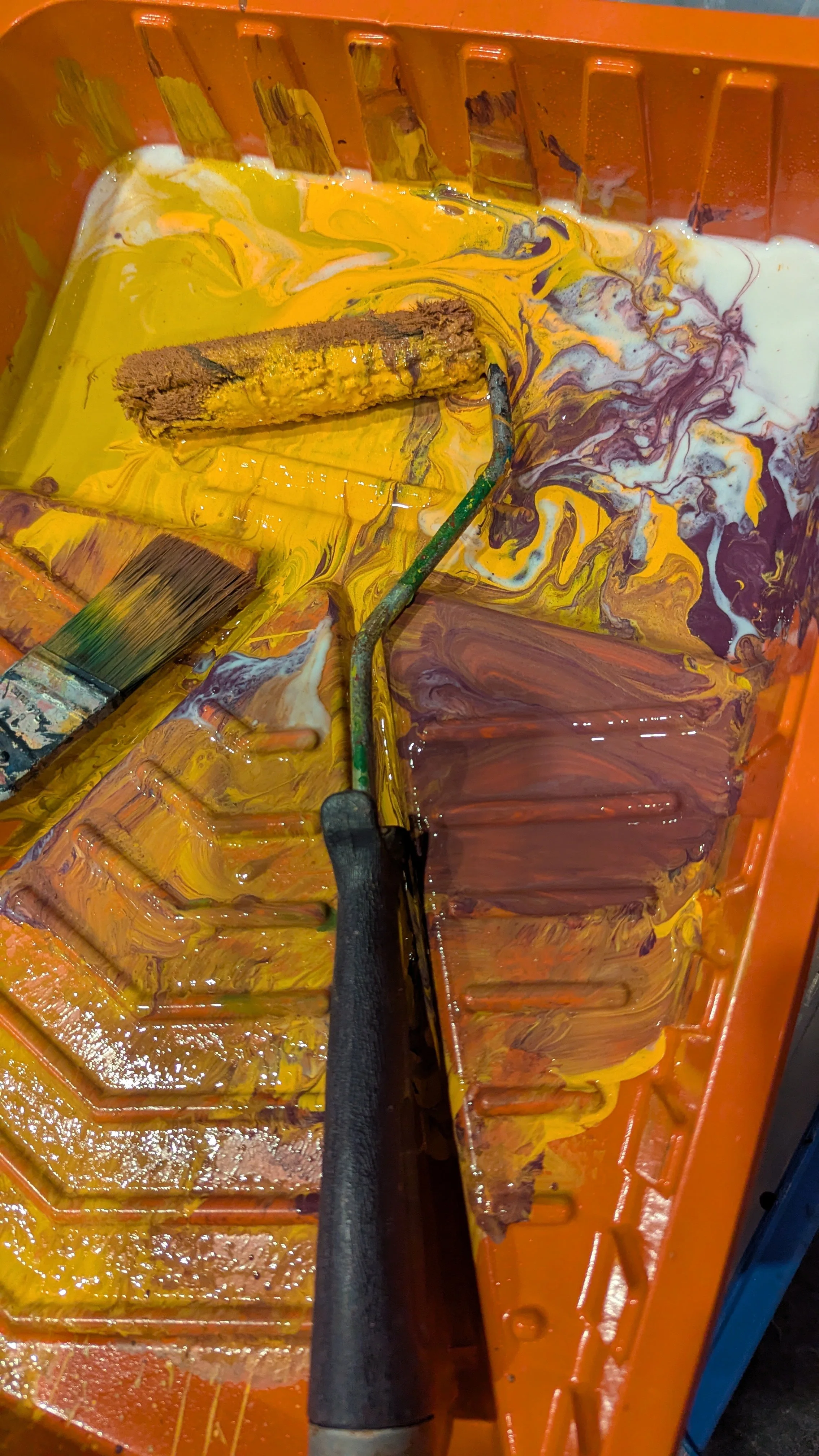 View of Palette with Roller | Miss Crit at The Dali Museum