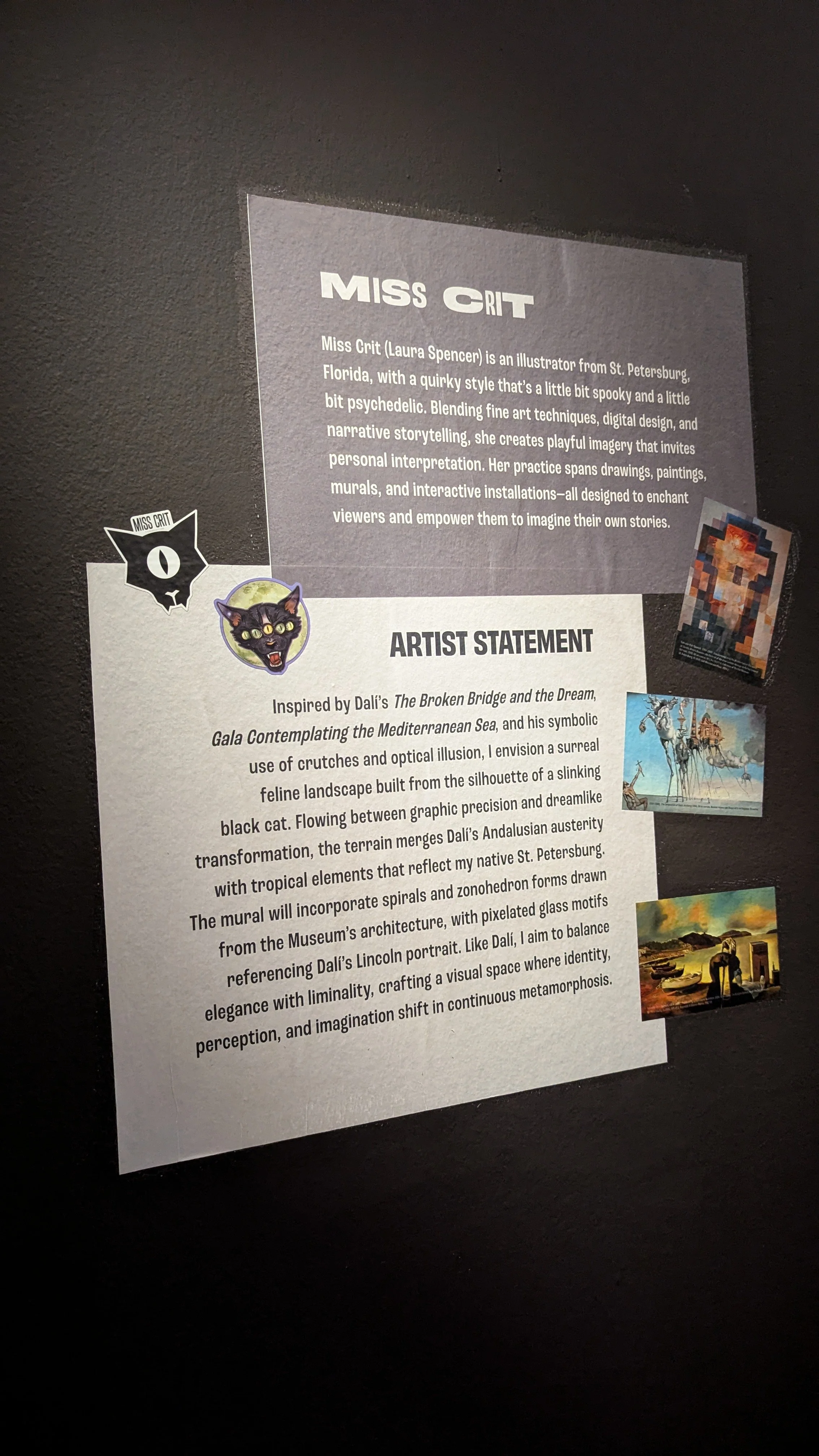 Miss Crit | Artist Statement
