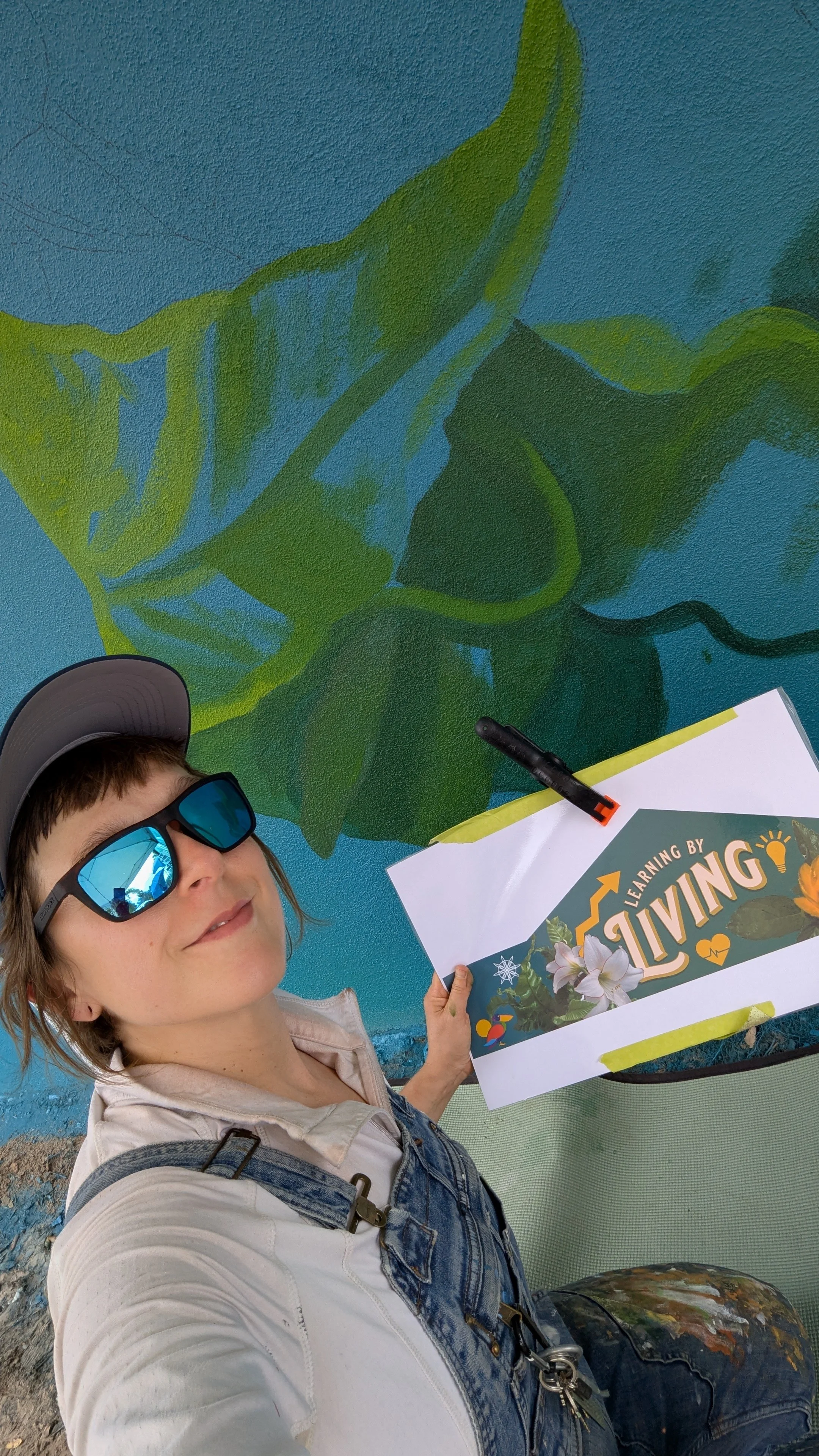 Miss Crit with Mural Reference | Learning By Living Mural