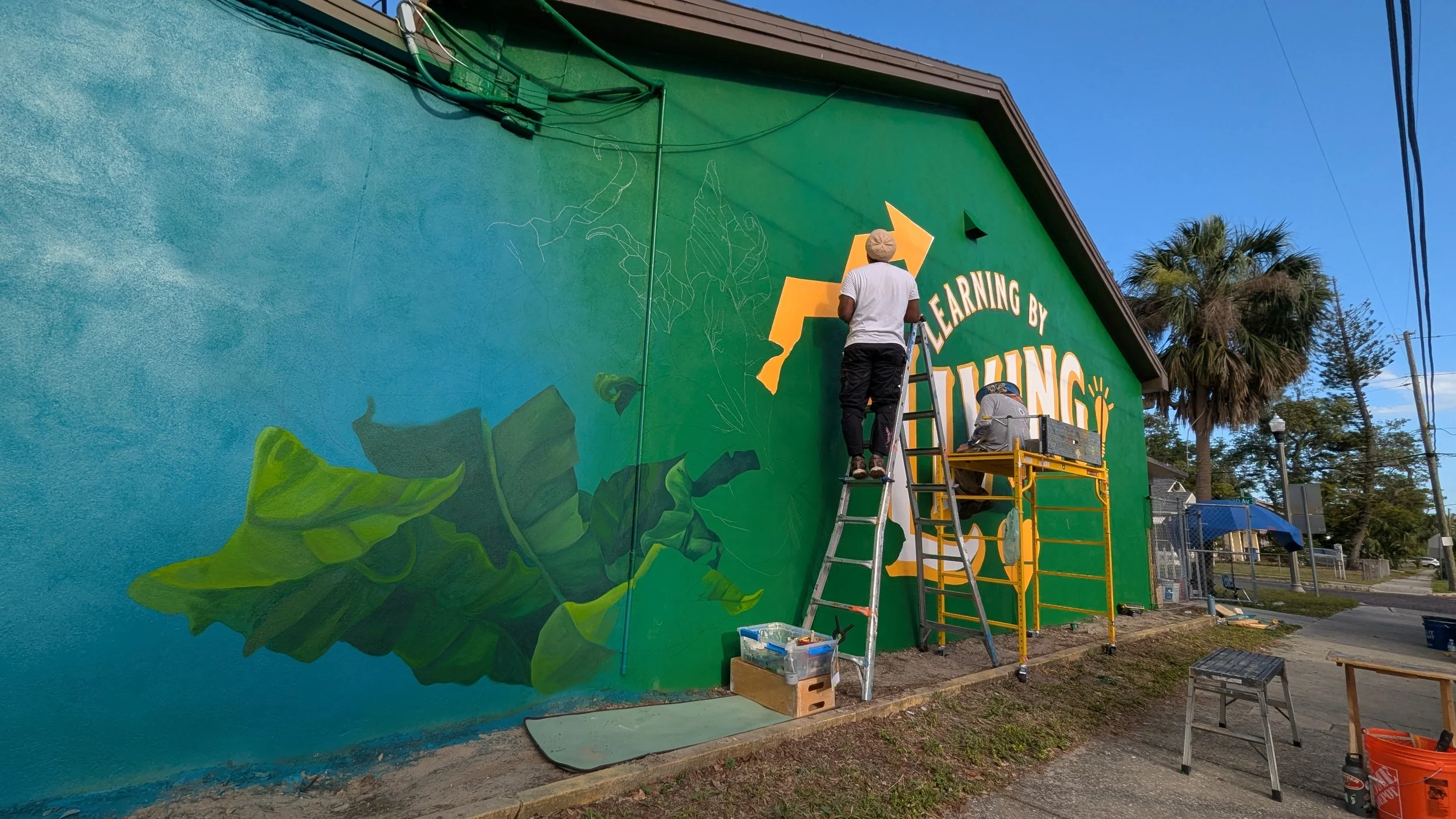 Work in Progress | Learning By Living Mural