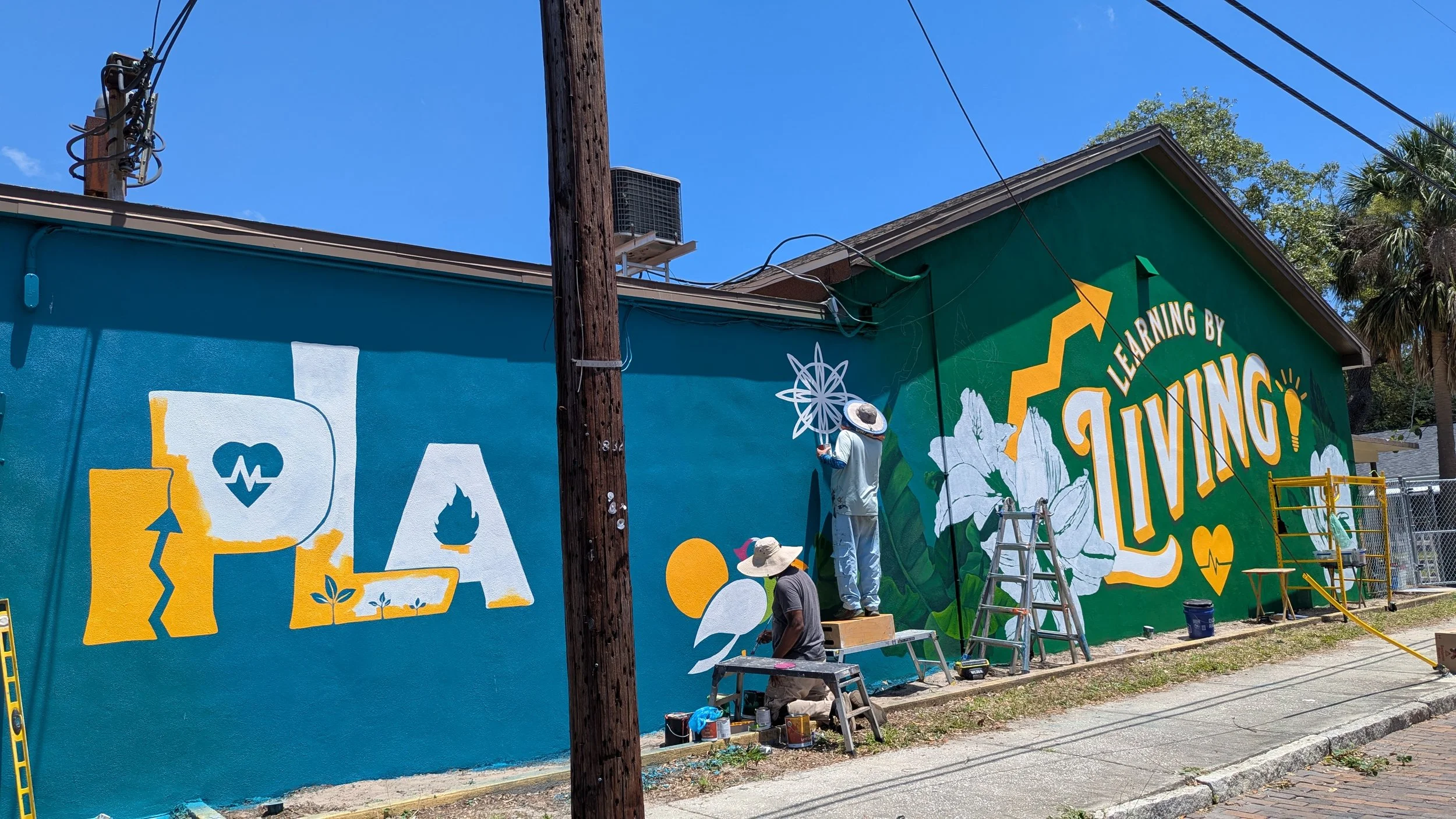 Work in Progress | Learning By Living Mural
