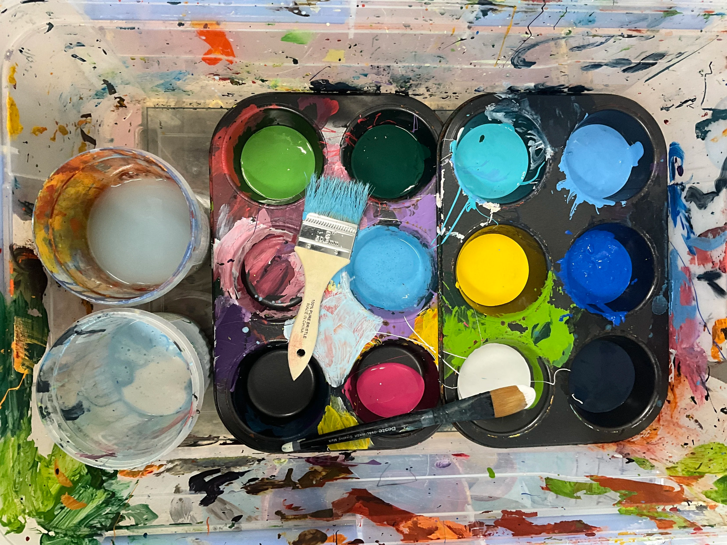 PROCESS: View of Artist Palette