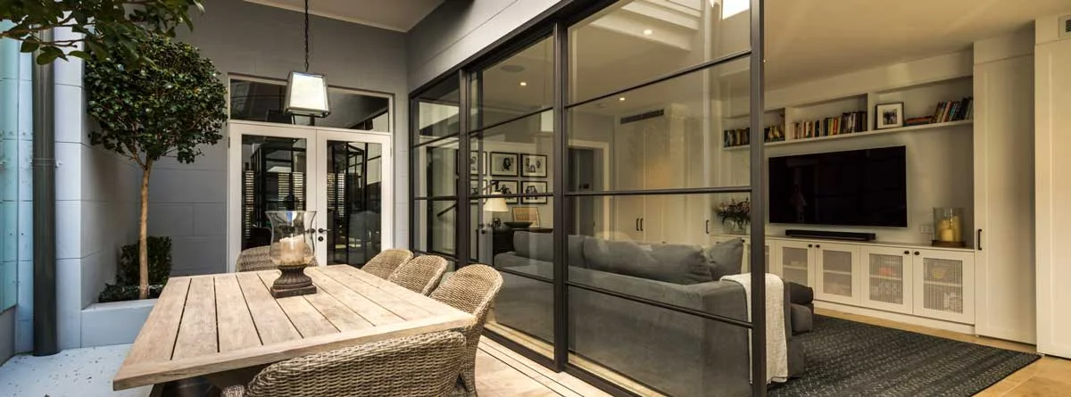 Woollahra Terrace Courtyard Sliding Wall