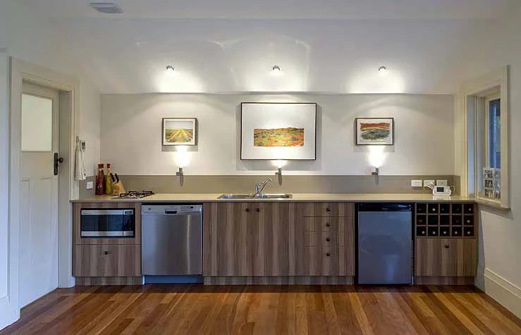 Kitchen to pool house