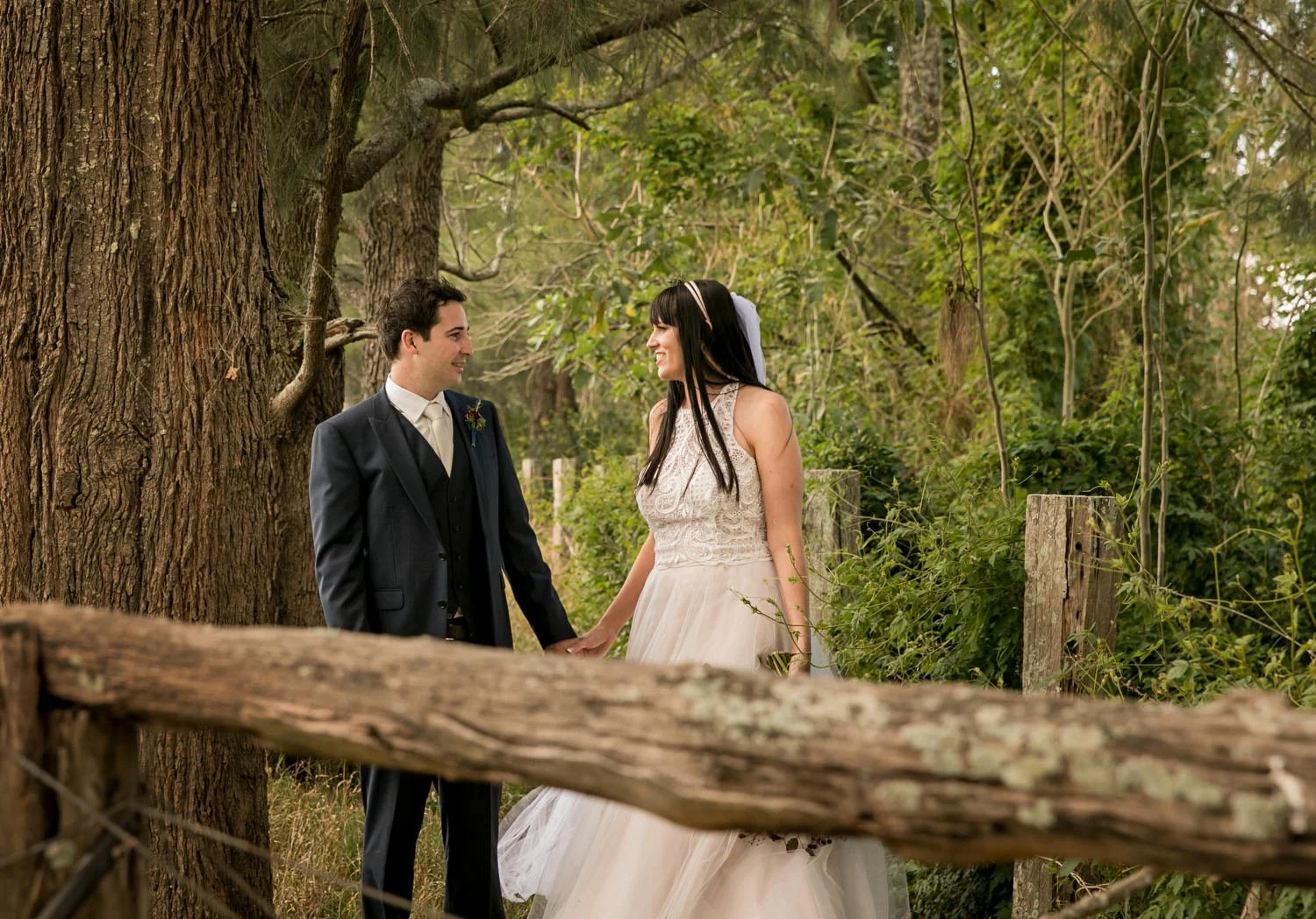 Wedding party enjoying a Hunter Valley celebration