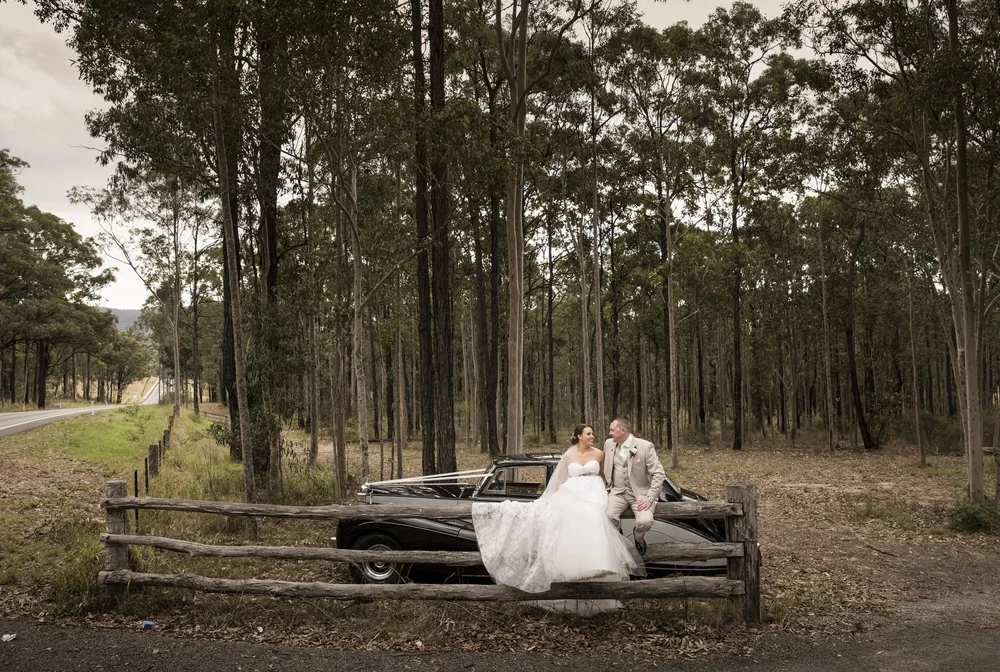 Emotional moment at a Newcastle wedding