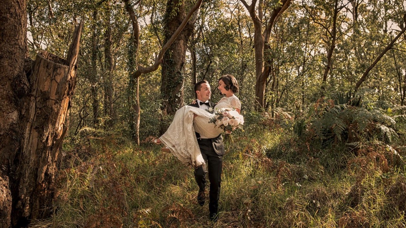Candid Newcastle and Hunter Valley wedding portrait