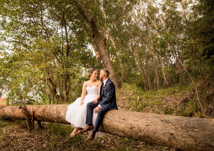 Intimate Newcastle wedding portrait