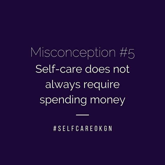 PSA: In the interest of today's challenge, we want to remind you that you can take care of yourself and spend zero dollars doing it. Sometimes selfcare is portrayed as spa days and coffee dates and date nights and meals out, but this is a false versi