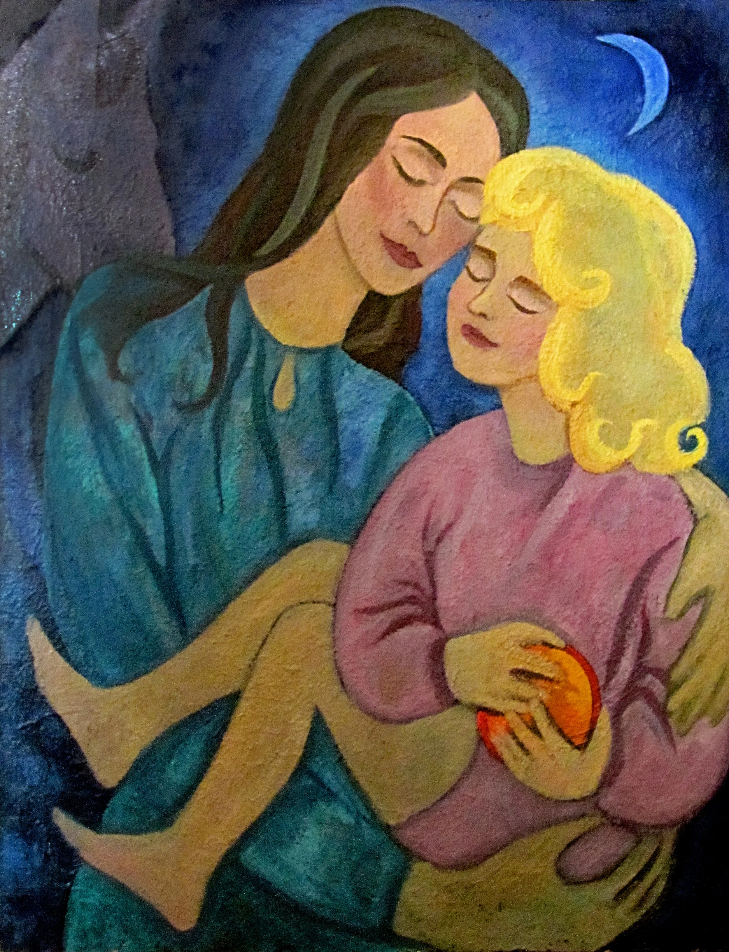 Dream. oil, canvas, 35"X27"