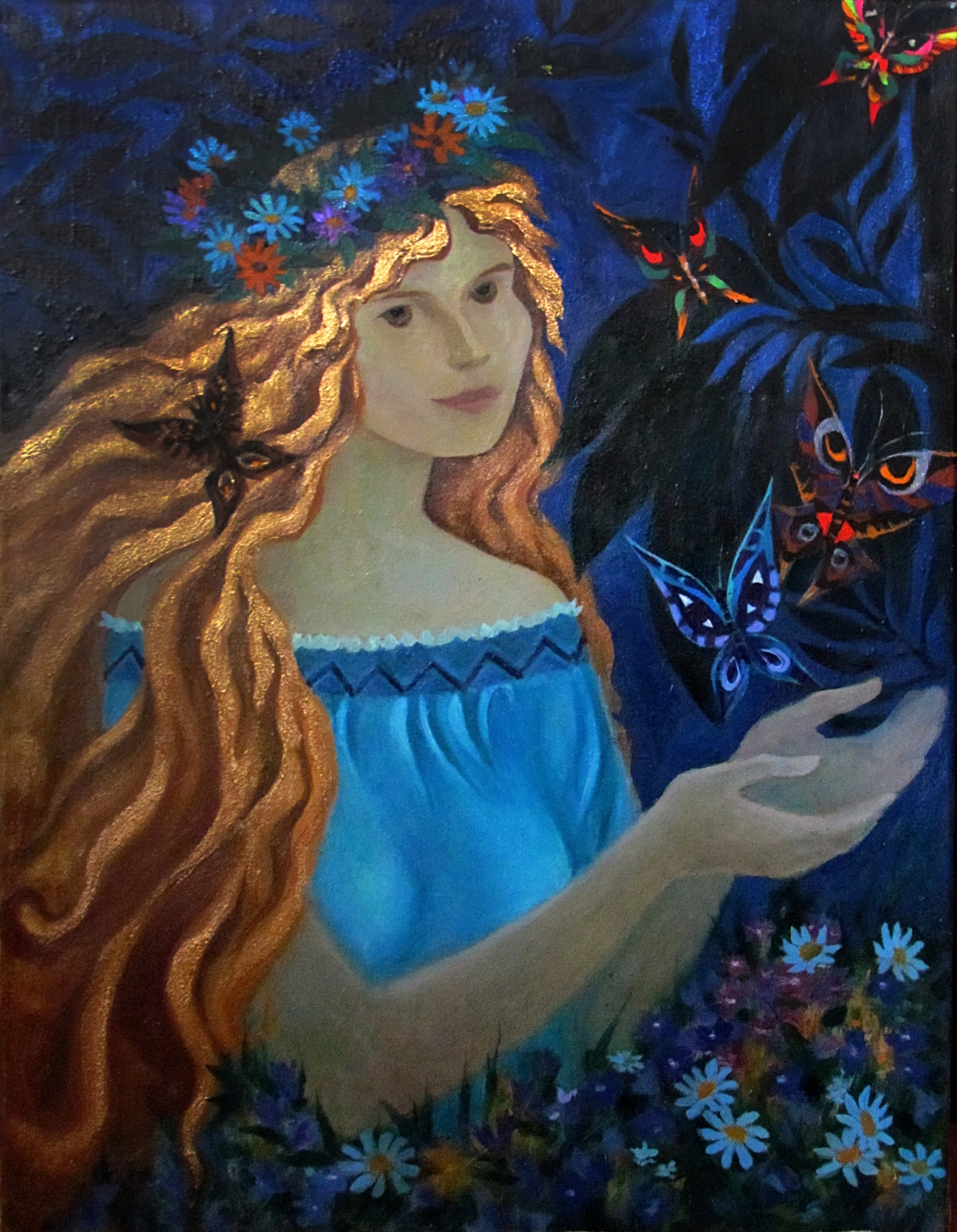 Summer Night. oil, canvas, 31"X23"