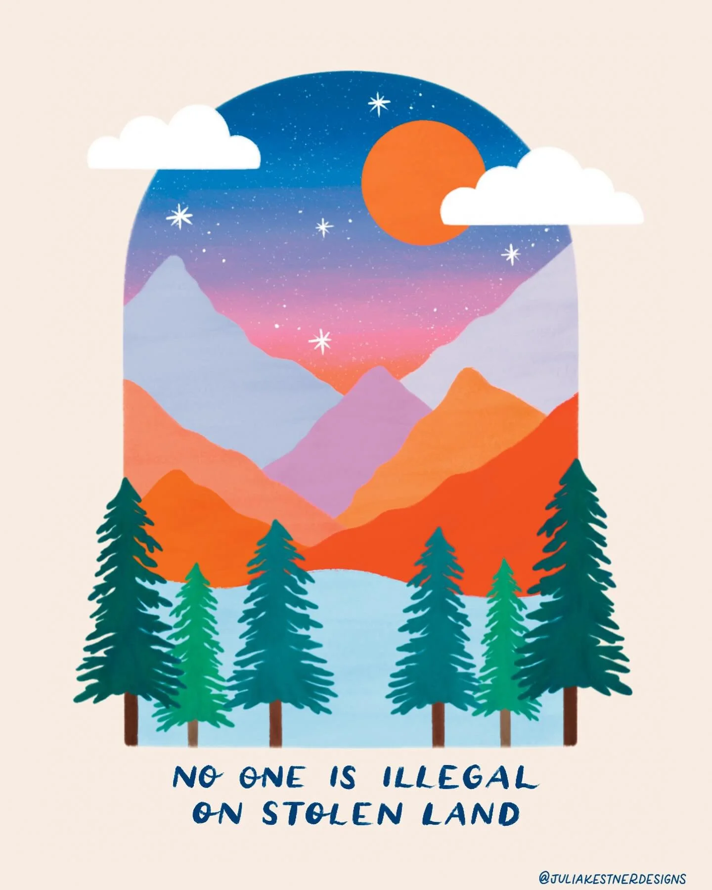 No one is illegal on stolen land.

From Los Angeles to Palestine, may we remember that humanity must come first. ❤️