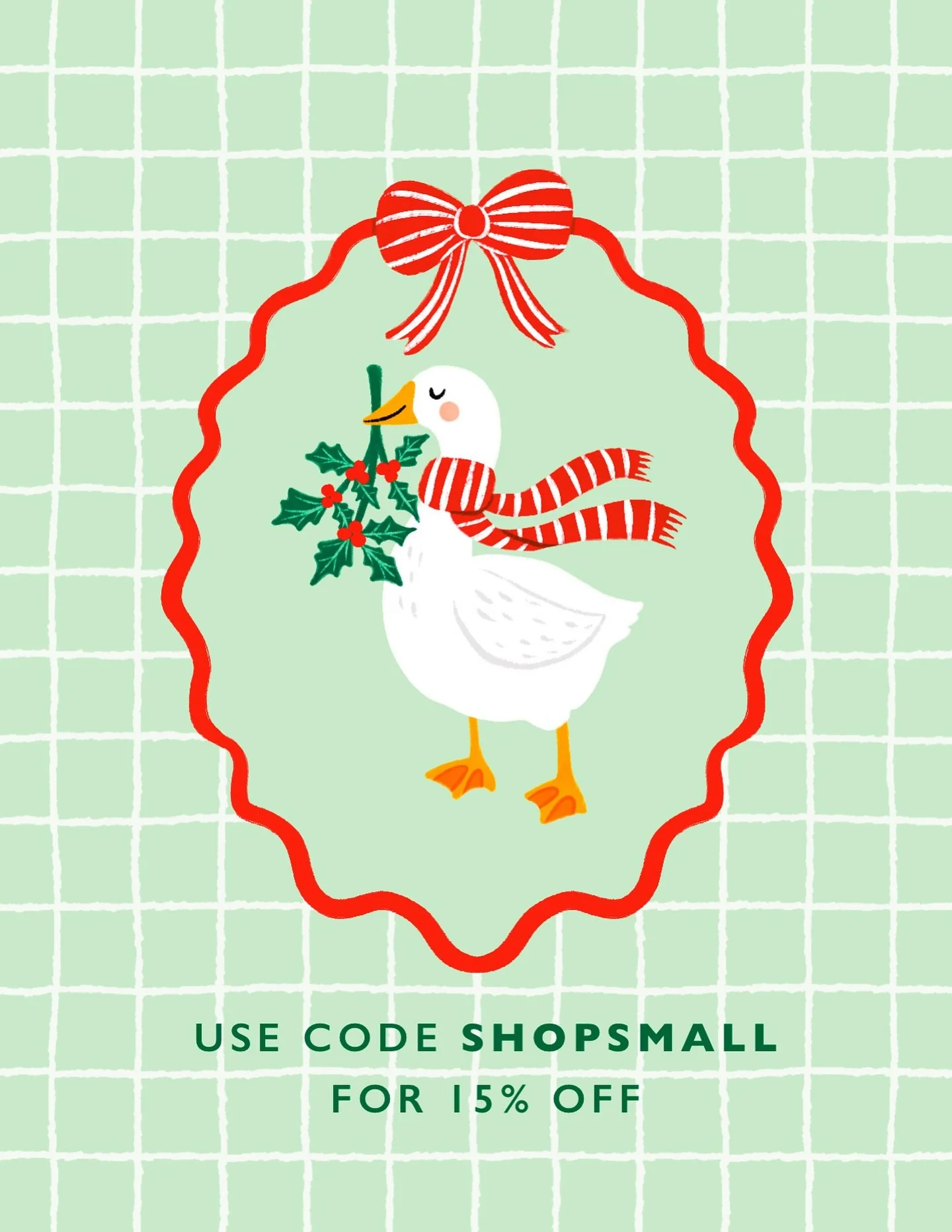 My biggest sale of the year is here!! 🎉 I rarely do sales, but I wanted to do something special to celebrate Small Business Saturday. 💕 Thank you for supporting real humans with big dreams!

Use code SHOPSMALL to get 15% off everything in the shop!