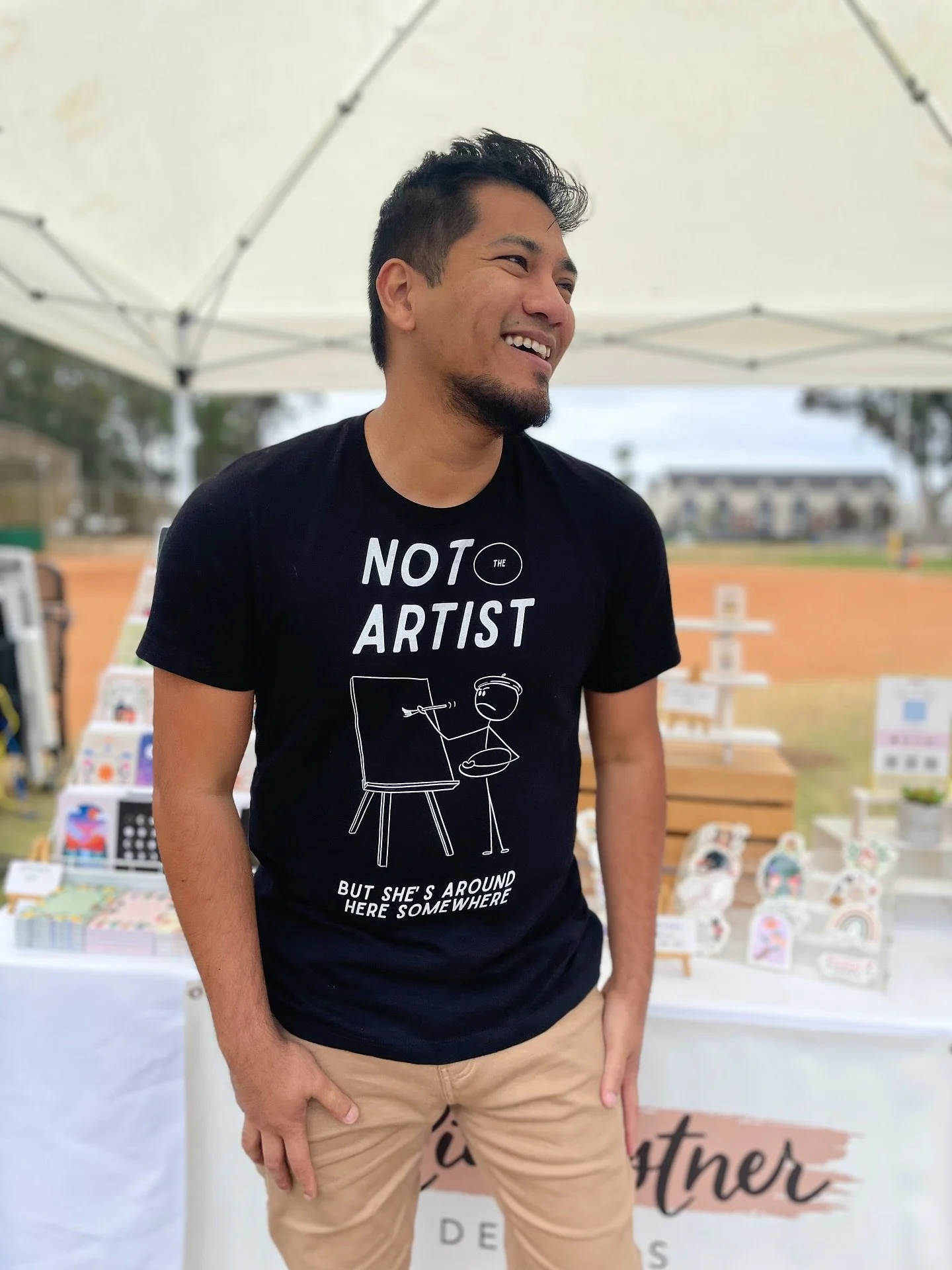 Meet Edgar, my wonderful husband and behind-the-scenes MVP of Julia Kestner Designs!

Edgar helps me with everything from hauling boxes and shipping orders, to setting up and tearing down my booth at markets, and so much more. He&rsquo;s been support