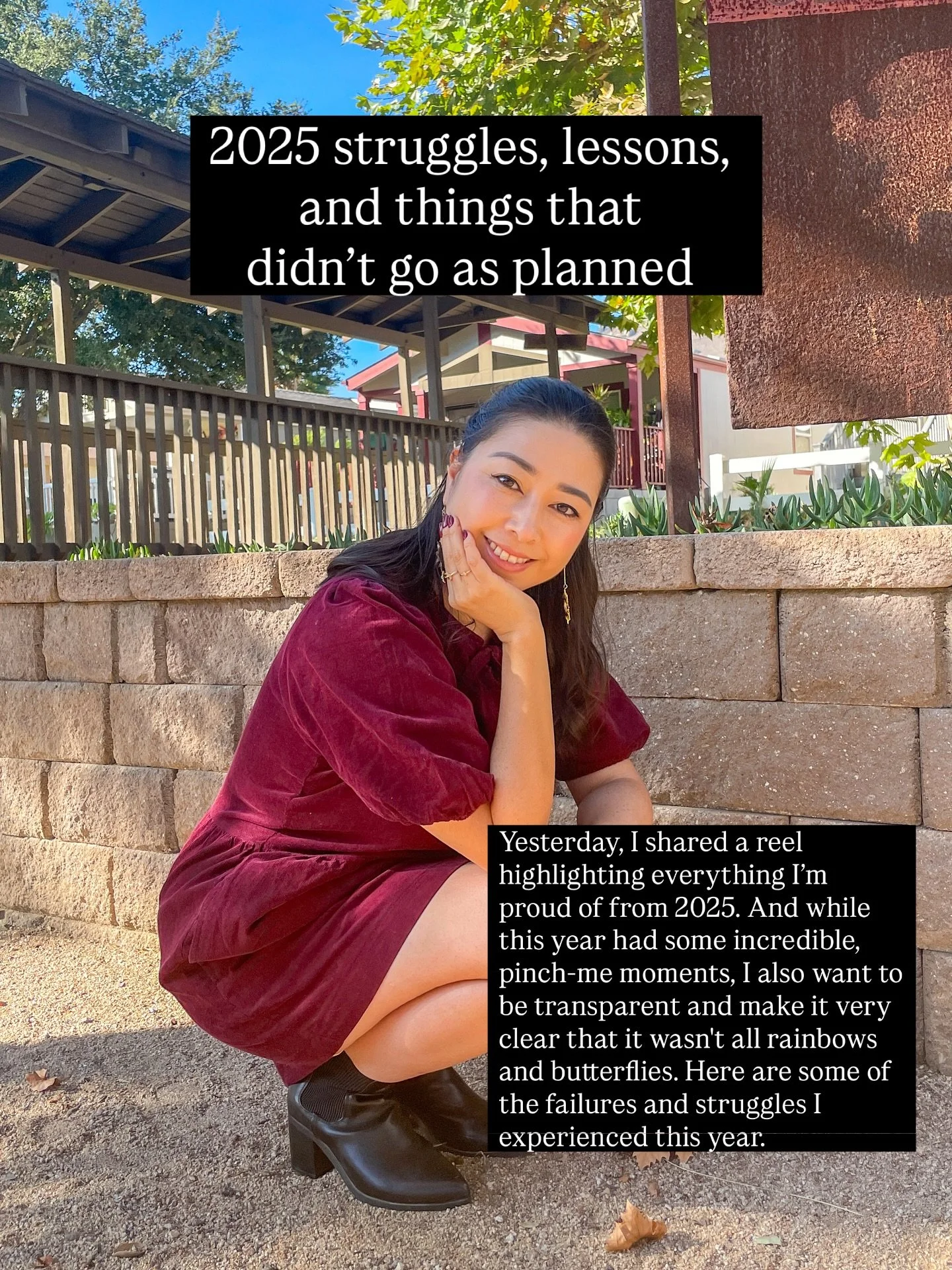 Yesterday I shared all the things I&rsquo;m proud of from 2025. Today, I&rsquo;m sharing the not-so-glamorous side - the struggles, the hardships, and the things that didn&rsquo;t go as planned.

2025 wasn&rsquo;t just big milestones and proud moment