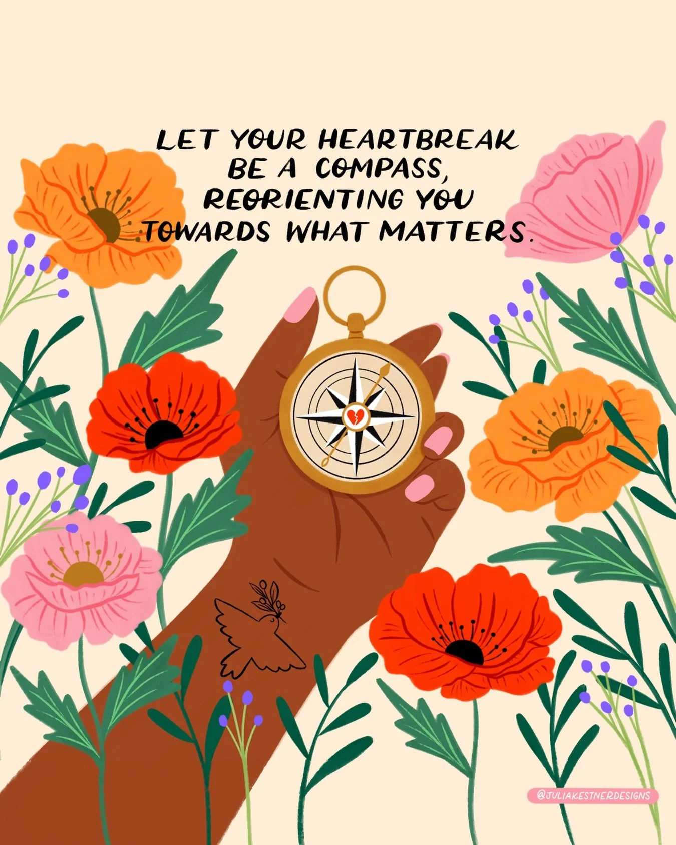 Let your heartbreak be a compass, reorienting you towards what matters. 💔🧭

If it all feels like too much right now, you are not alone. If your heart is breaking, it&rsquo;s because you&rsquo;re paying attention. It&rsquo;s because you care. It&rsq