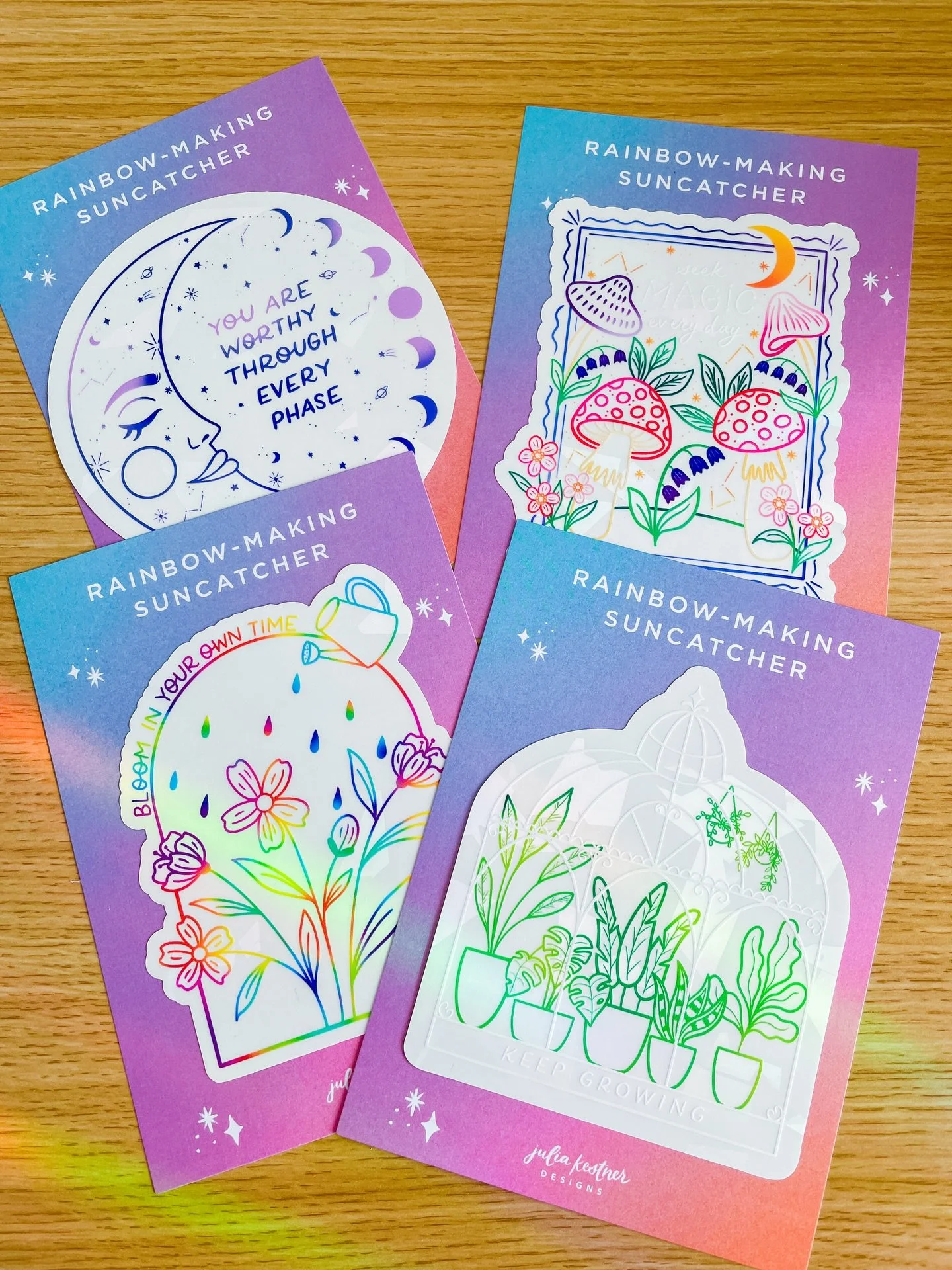 Some of your lovely orders I&rsquo;ve packed this week 💕
(Suncatchers have been flying off the shelves! 🌈)

In case you haven&rsquo;t had a chance to shop the sale yet, today is the last day! ICYMI, I&rsquo;m making room for brand new inventory (st